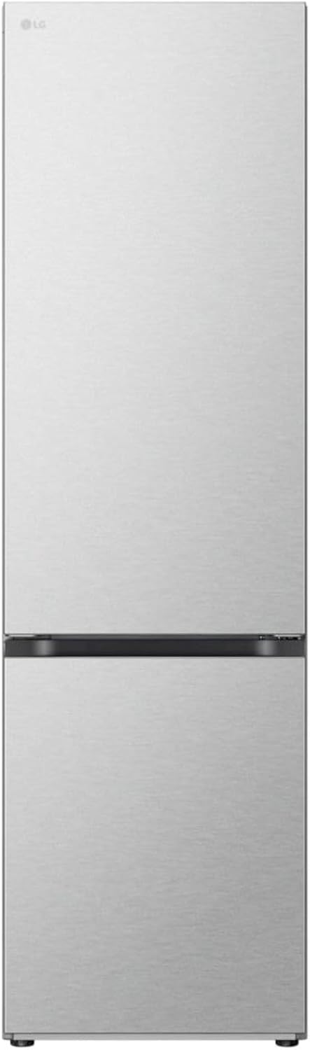 LG GBV22NCCEP Kühl-/Gefrierkombination – Smart Inverter Compressor, Total No Frost, Modern Flat Door Design, Matt Schwarz Metallic, Energieeffizienz A