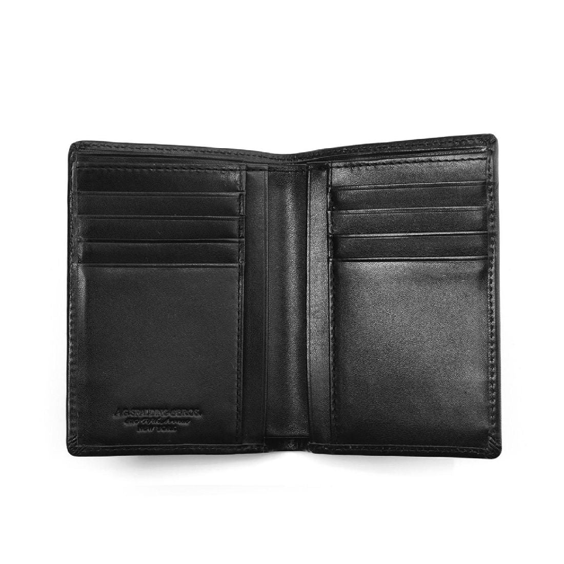 Portafoglio Spalding & Bros New Century verticale 8c nero 175655U900