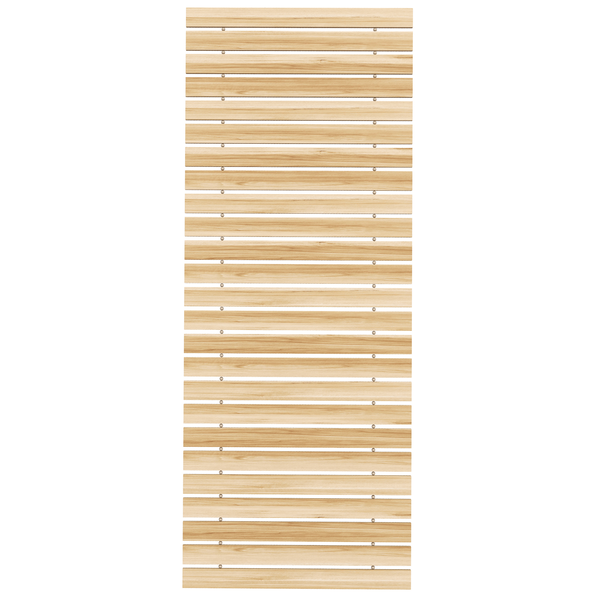Outsunny Rollweg Gehweg Ausrollbarer Gartentritt, wetterbeständig, Fichtenholz, 120 x 47 x 1 cm, Natur