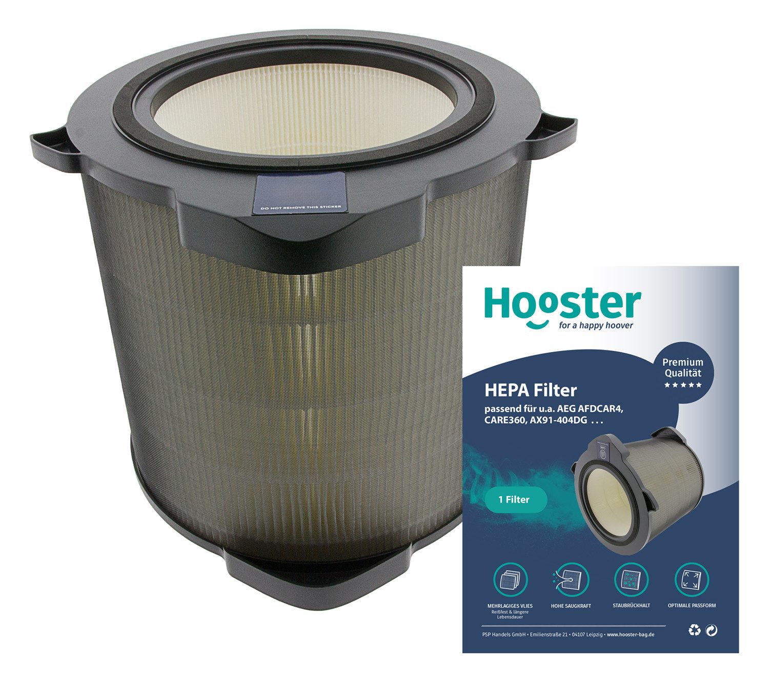 Luftfilter 1 Filter kompatibel mit AEG Luftreiniger AX91-404DG
