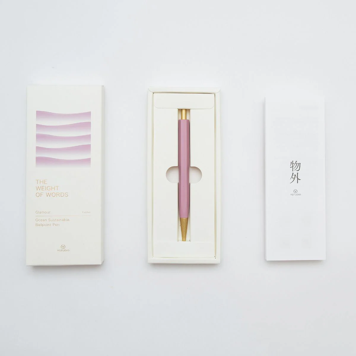 YStudio Glamour Evolve Evening Purple Ocean Sustainable Ballpoint Pen