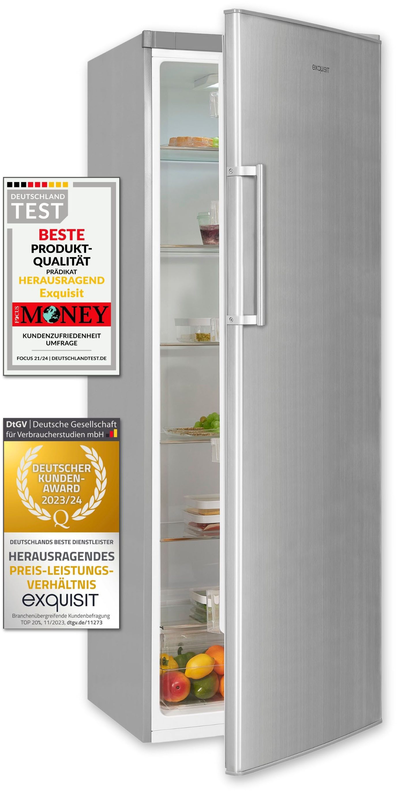 Kühlschrank KS350-V-H-040E inoxlook