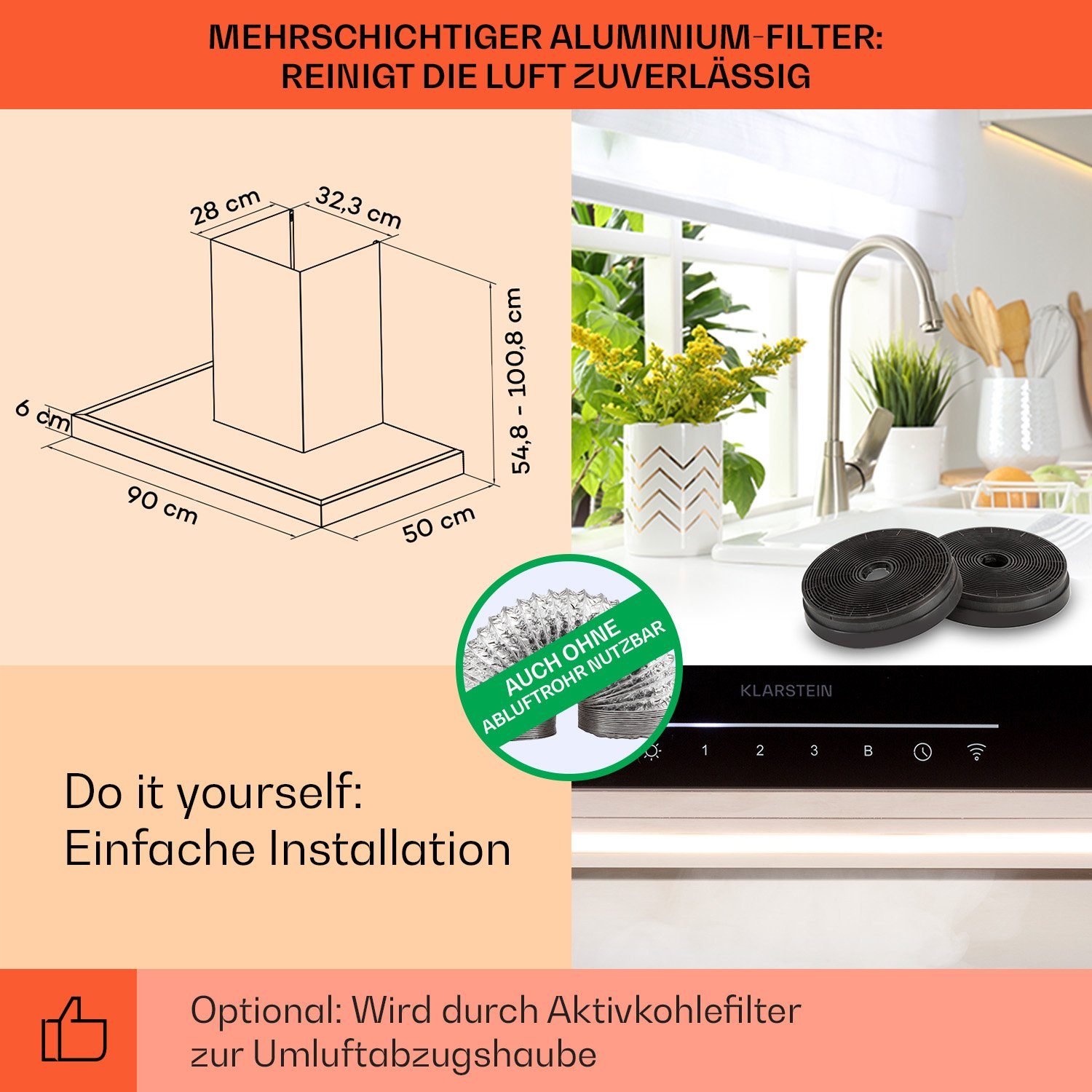 Deckenhaube Alinea