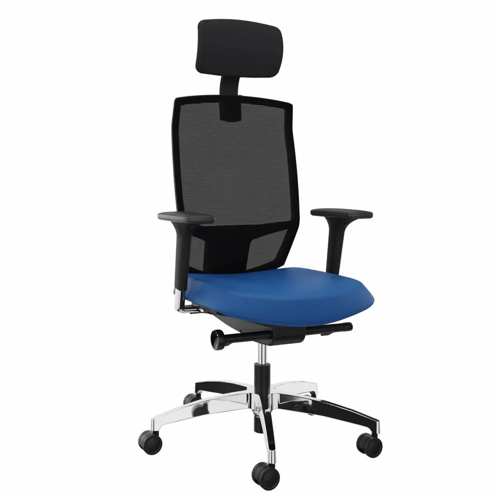 Sedia da ufficio ergonomica Dauphin @JUST EVO MESH AJ 5786 con poggiatesta – Configurabile