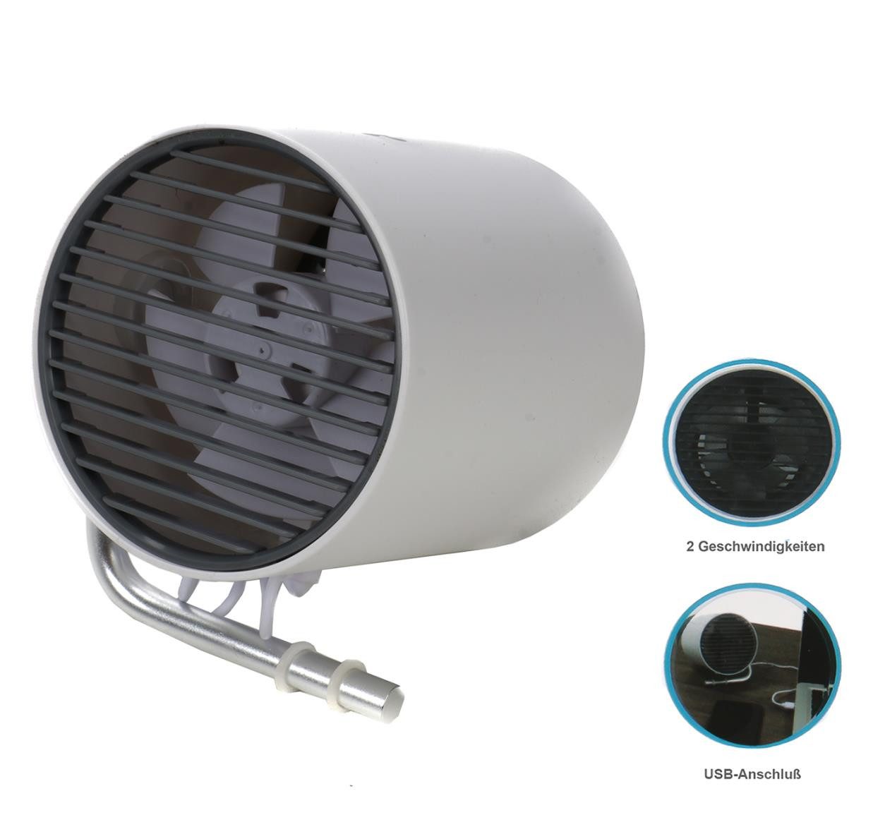 Tischventilator Ventilator mit 2 Leistungsstufen