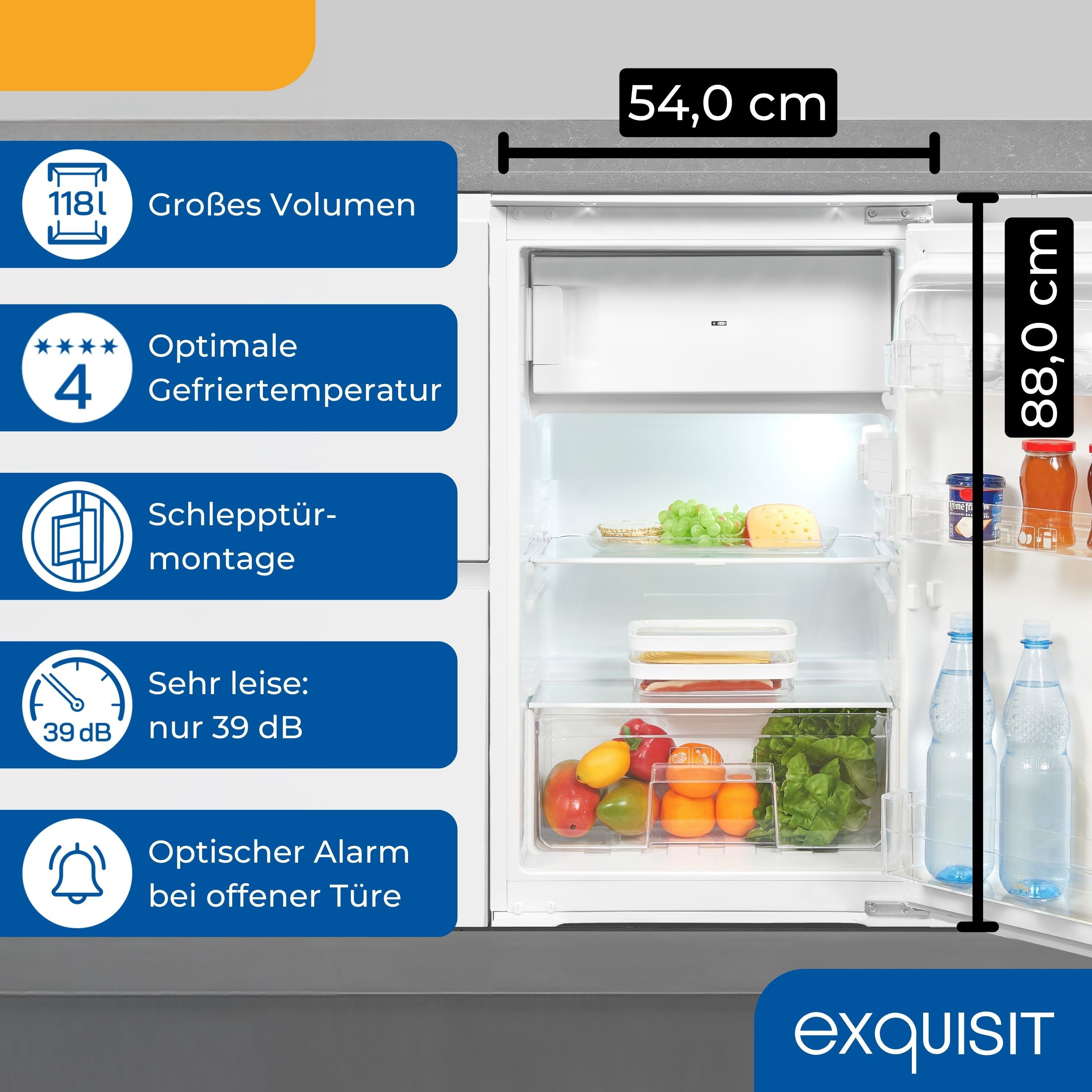 Einbaukühlschrank EKS5131-4-E-040E
