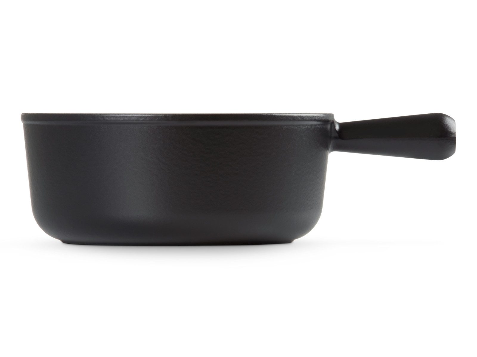 Fondue Caquelon Tradition schwarz matt 24cm