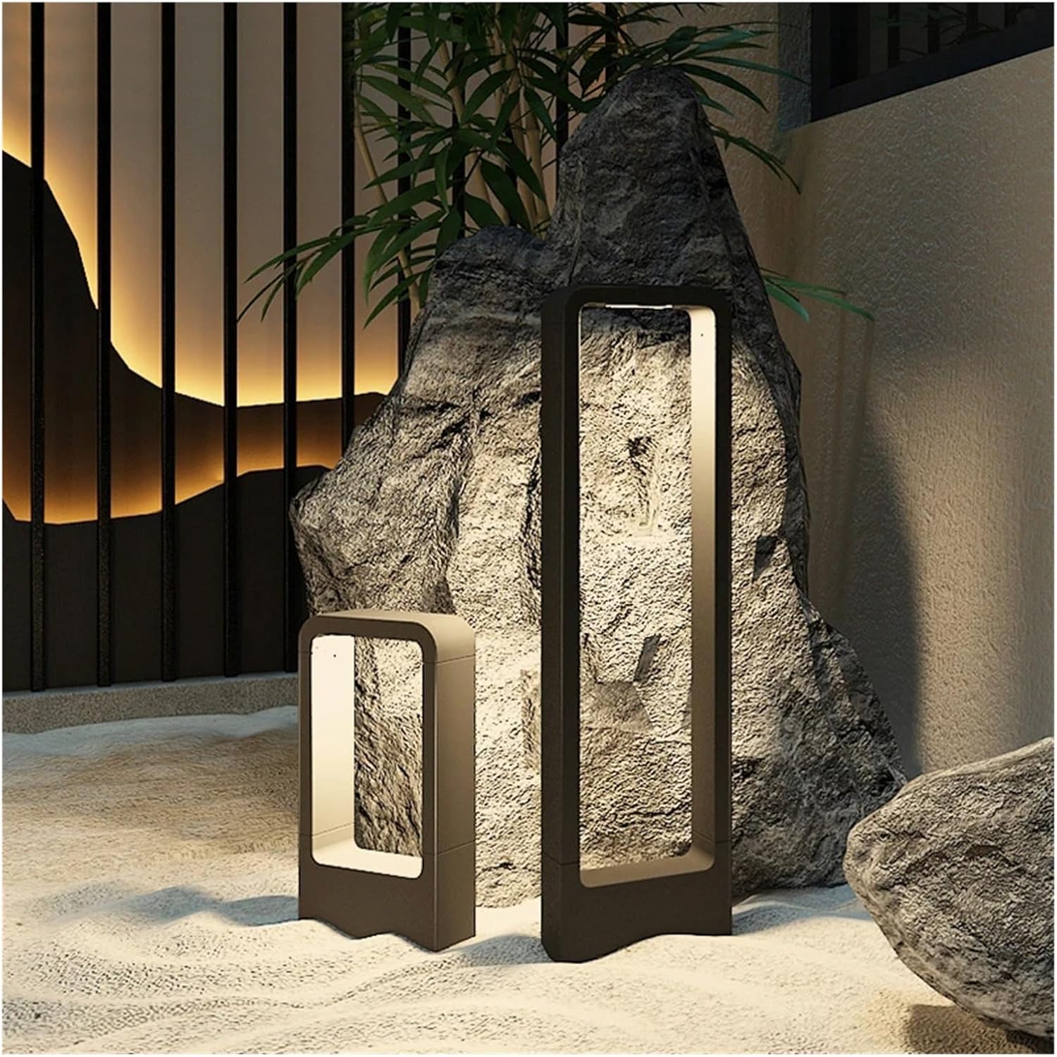 Moderne wasserdichte Gartenbeleuchtung für den Außenbereich, IP65, Aluminium, Landschaftsleuchten für Villen, Innenhöfe und Terrassen, stilvolle LED-Pendelleuchte