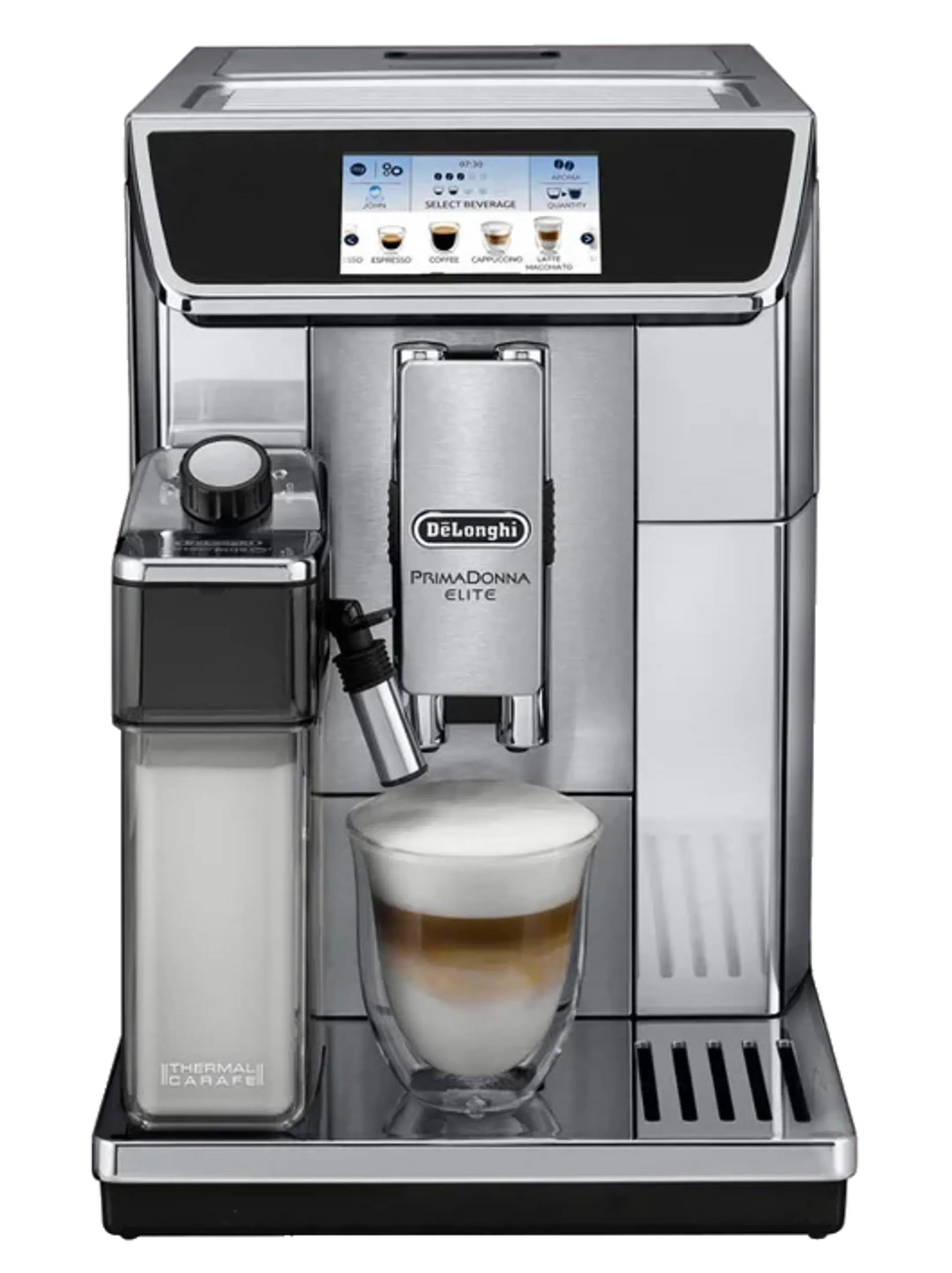 De'Longhi Volautomatische Espressomachine PrimaDonna Elite ECAM650.75.MS