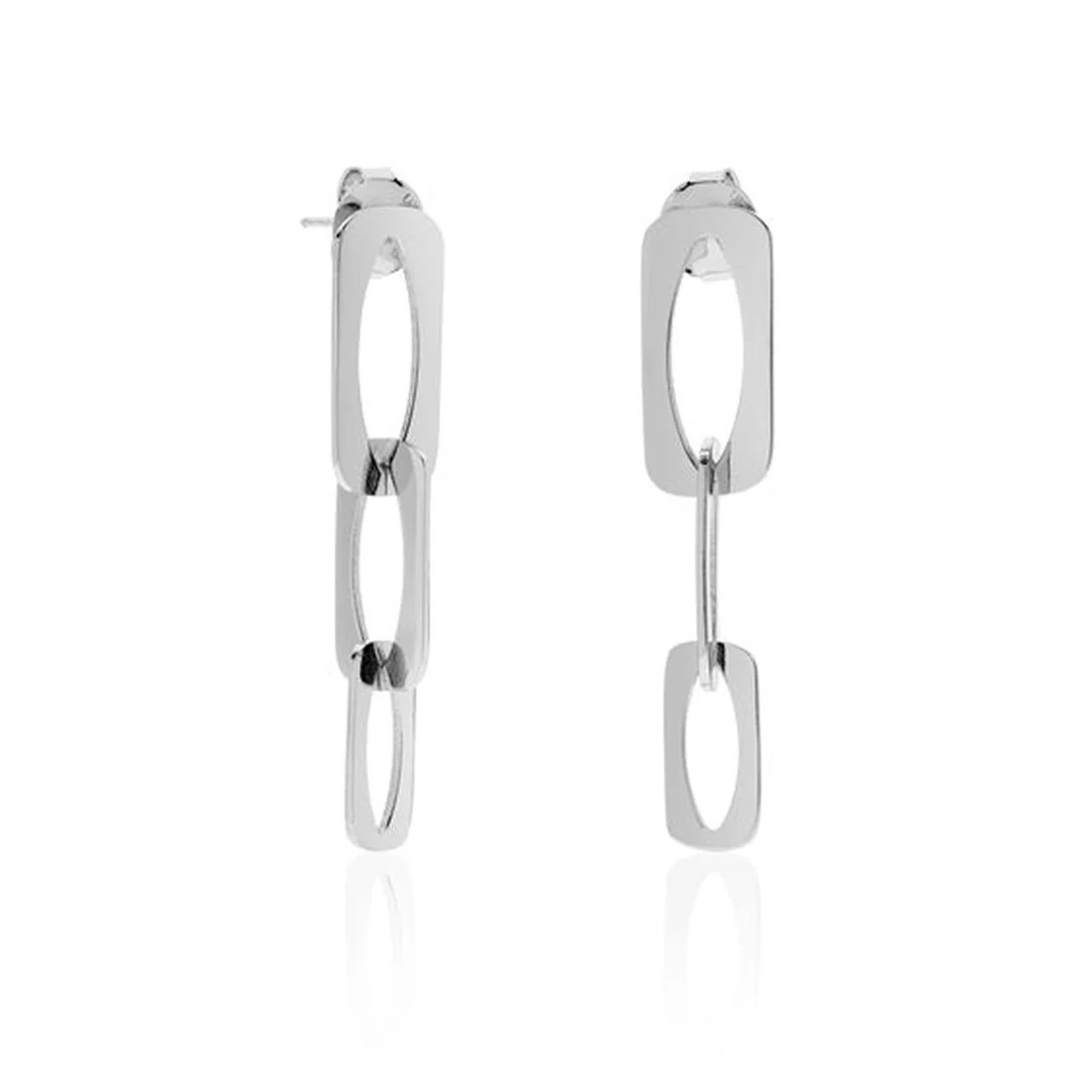 Orecchini Unoaerre pendenti argentati 2351