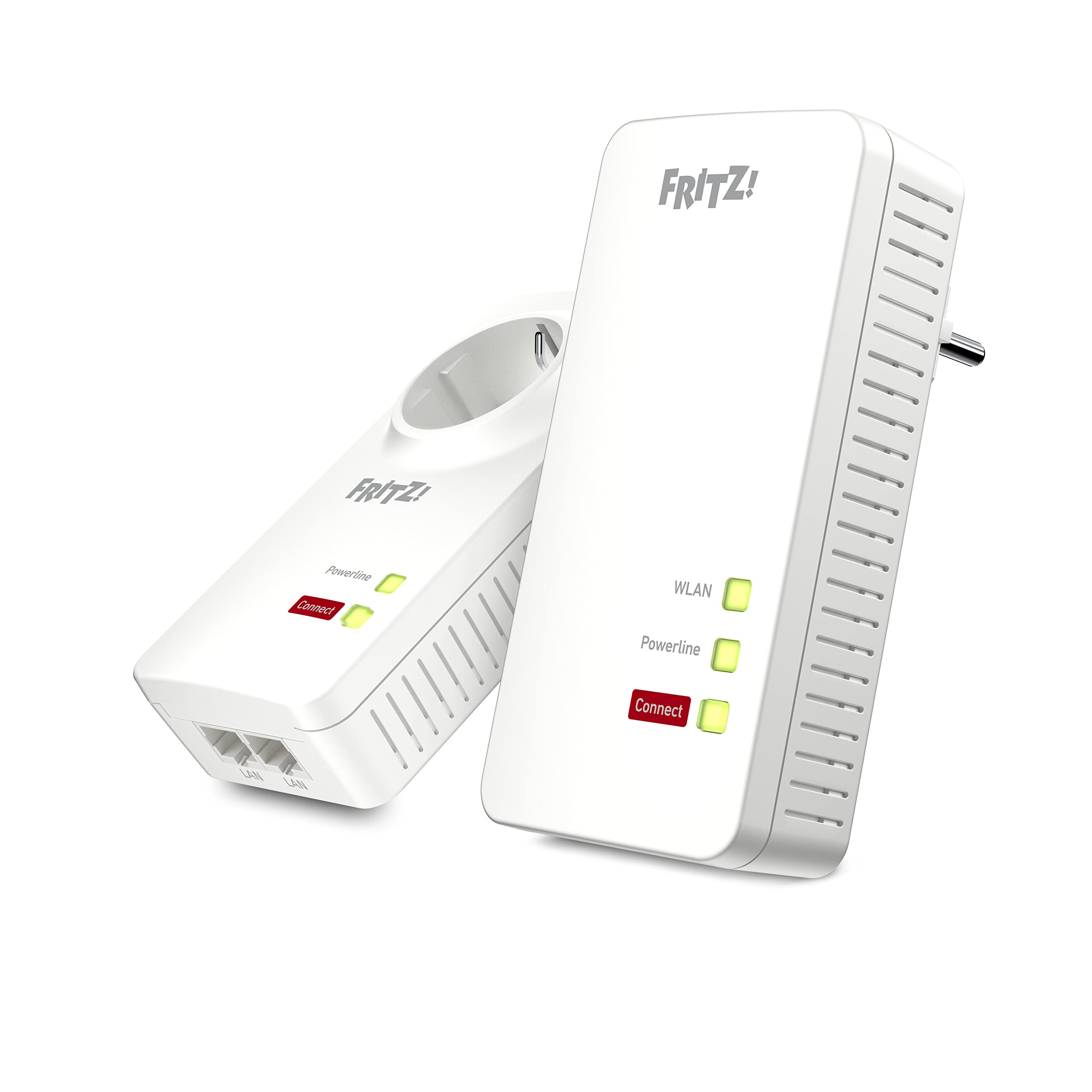 FRITZ Powerline 1260 WLAN Set mit Mesh und WiFi 5 bis zu 1,2 GBit/s ideal für ein stabiles Heimnetz