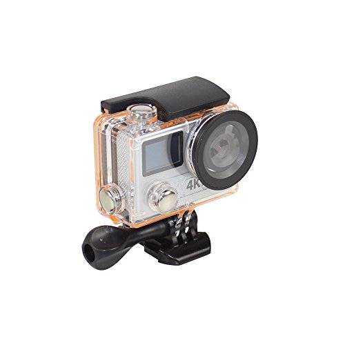 Action Camera PNI EVO A2 PRO 4K H8PRO 30fps Fotocamera Subacquea 4K Sport Camera Impermeabile 2.0 Pollici due 1050mAh Batterie e Kit Accessori : Elettronica