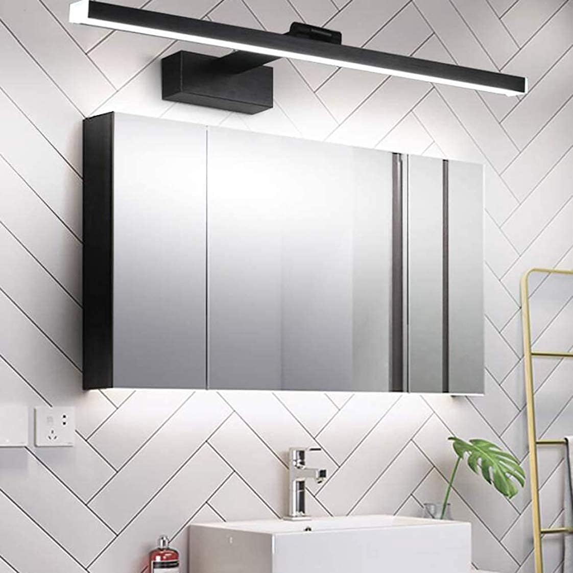 Spiegel Licht Led Bad Spiegel Schrank Licht Make-Up Spiegel Lichter Make-Up Licht Wasserdicht Spiegel Front Licht Bild Licht Für Wohnzimmer Schlafzimmer Küche Badezimmer/Warm Light/14W/70Cm