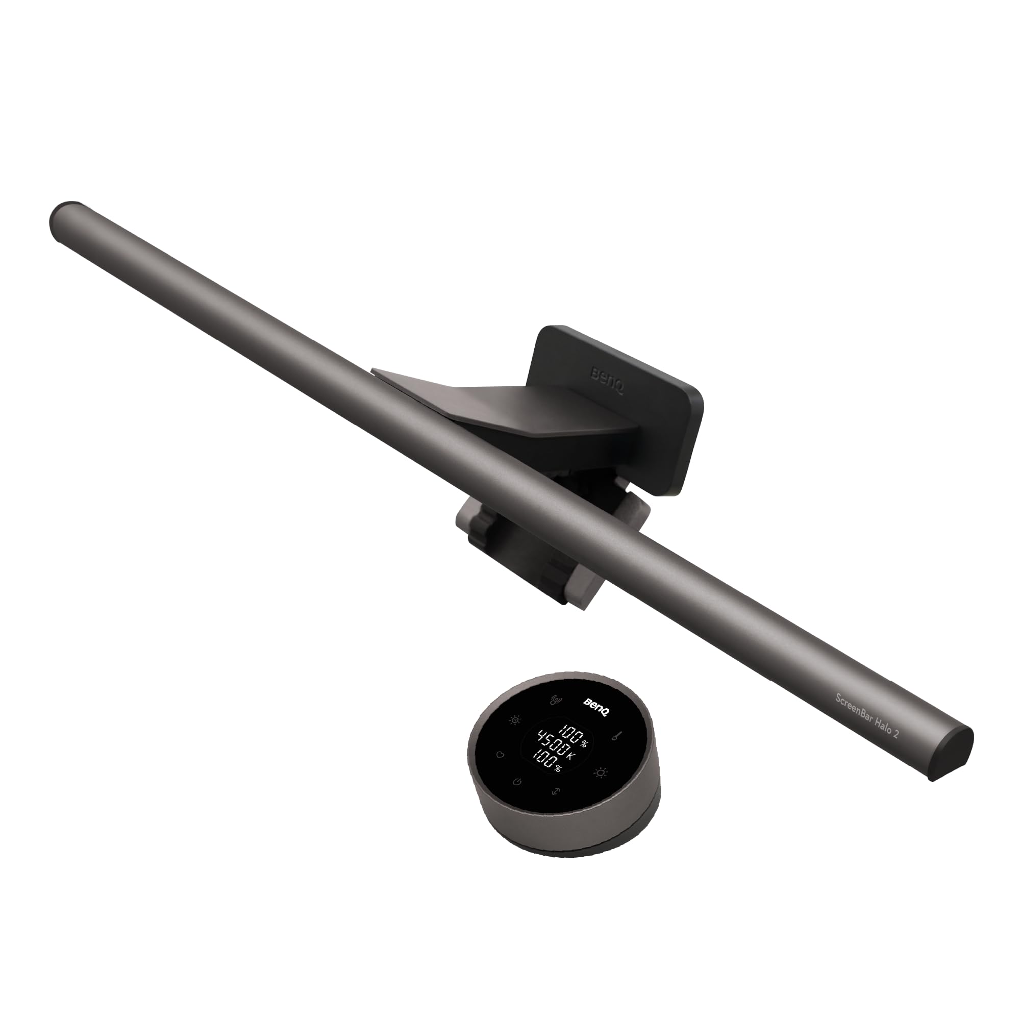 BenQ ScreenBar Halo 2 Monitorlampe mit Frontlicht und Rücklicht automatisches Ein und Ausschalten