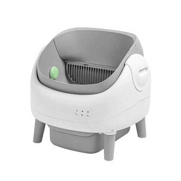 Automatic Self-Cleaning Cat Litter Box �C 15L Capacity & Smart App Control