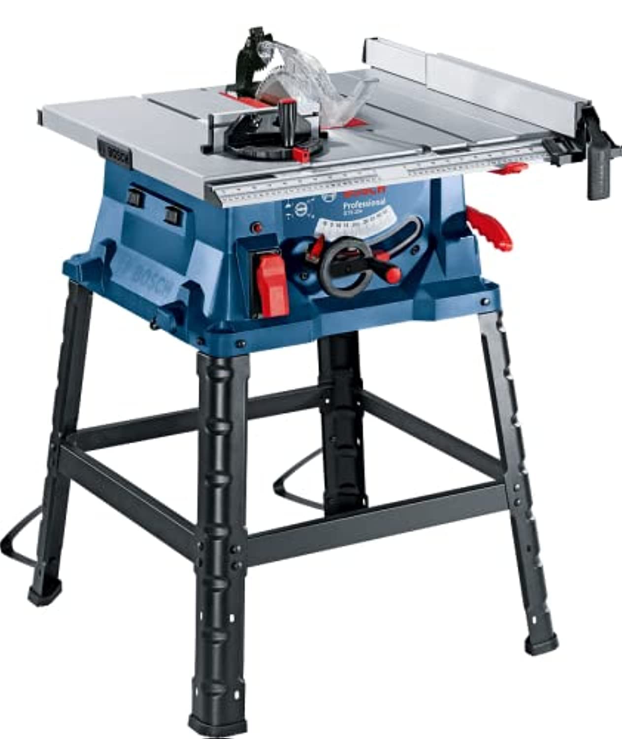 Tischkreissäge GTS 254 1800 W mit 35 mm Stahltisch 265 mm Tischverlängerung präzise Schnitte Überlastschutz