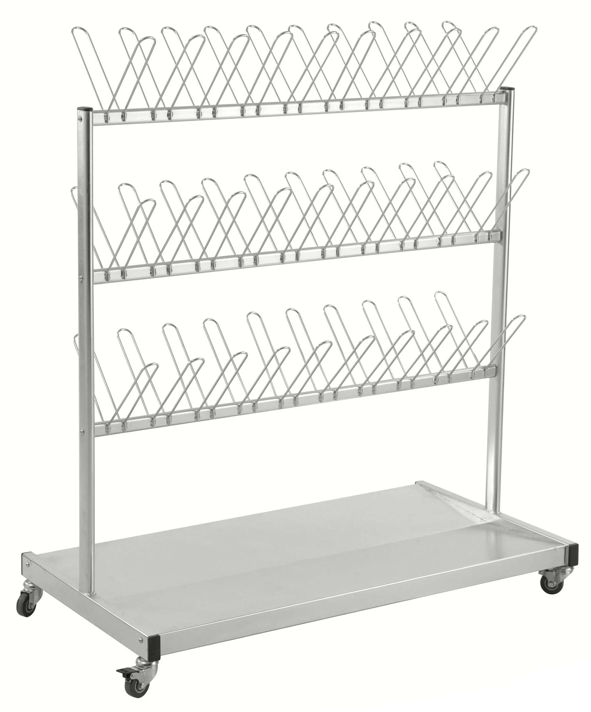 Carrello porta scarpe e stivali elettro galvanizzato km125264-o carrelli asciugatori