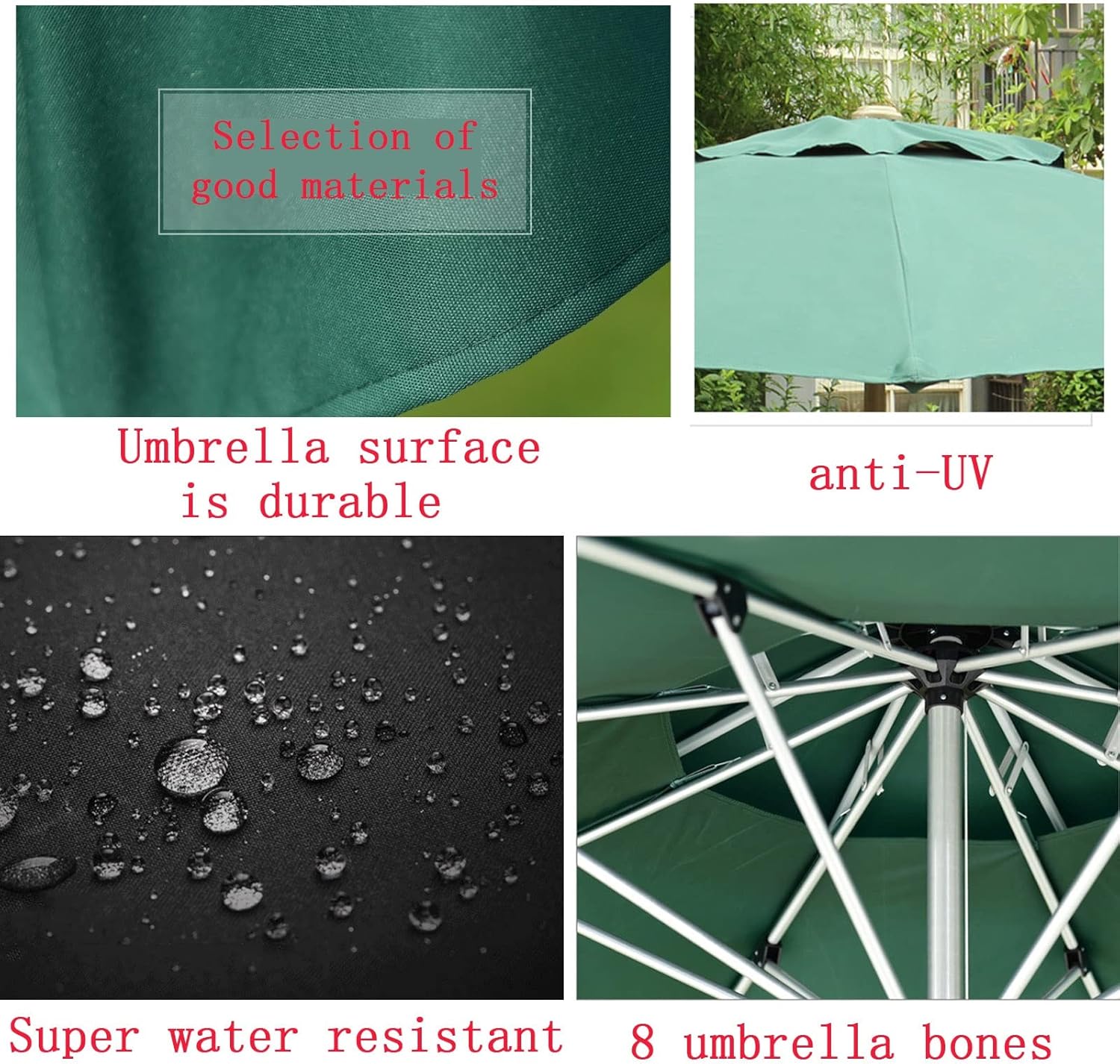 Sonnenschirmschutz, Strandschirm, rund, tragbar, Sonnenschutz, Windschutz, Outdoor-Tischschirm, Terrasse, Rasen und Garten, Garten-Terrassenschirm, Sonnenschirm good