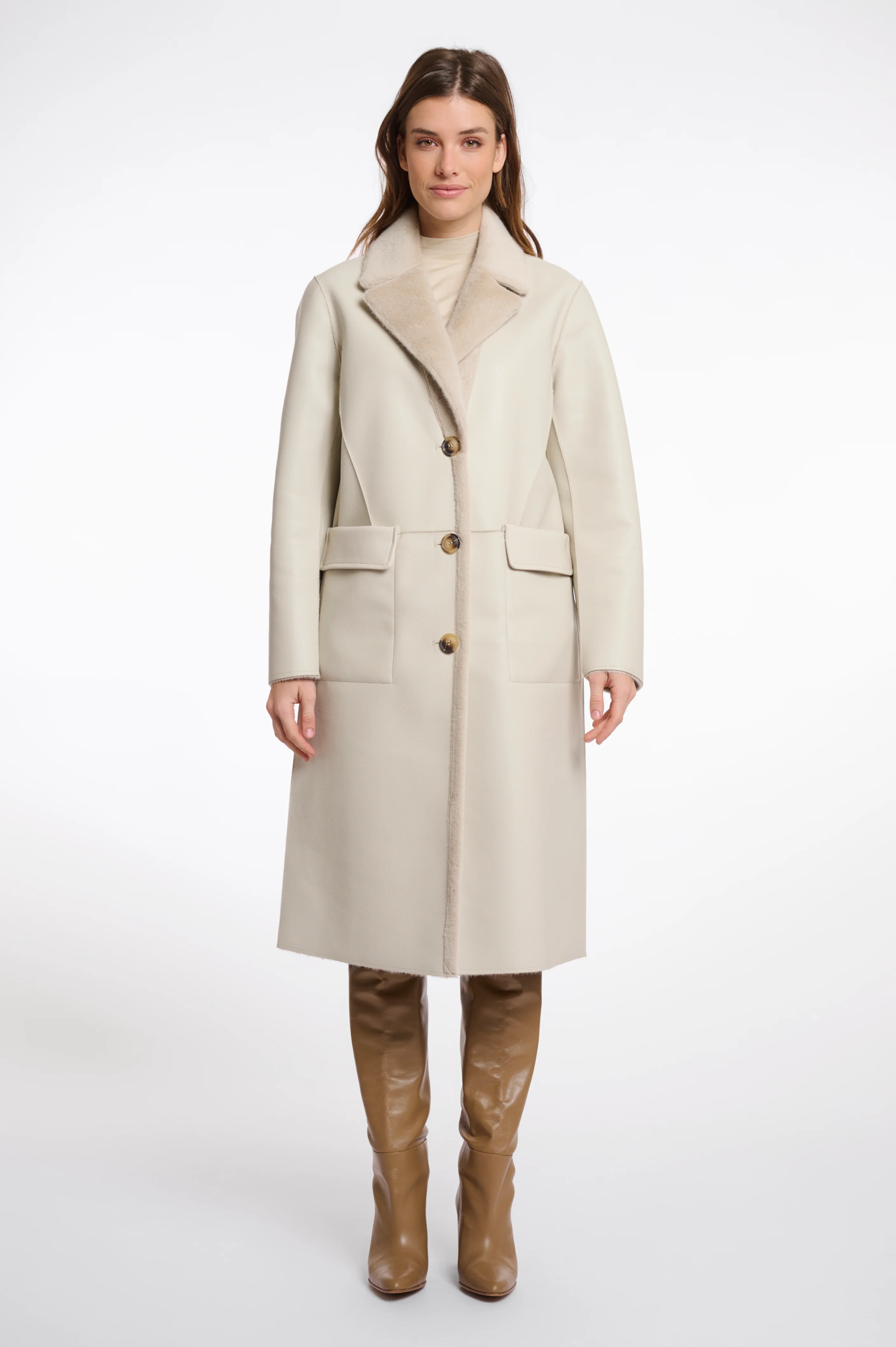 Rino & Pelle Tatiana Reversible Fur Coat
