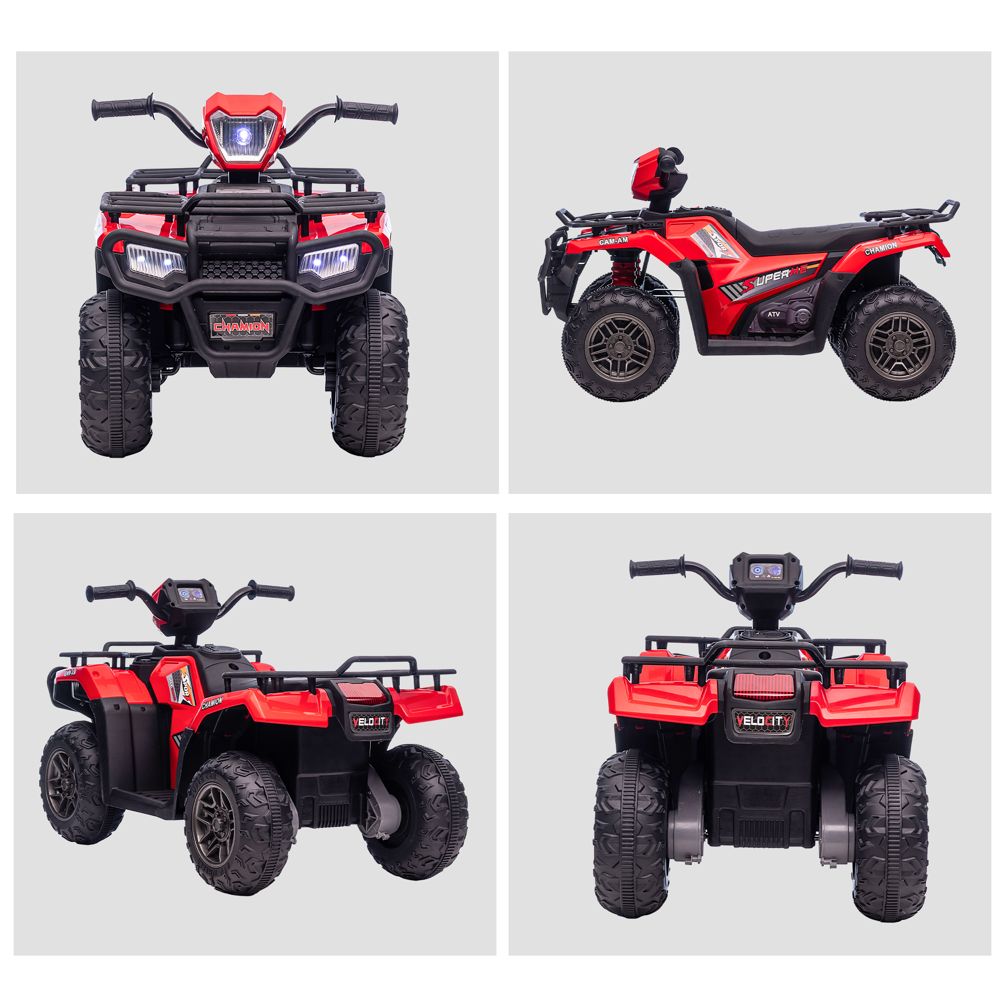 elektrische kinderquad, elektrische auto, elektrische quad, kindervoertuig, rood