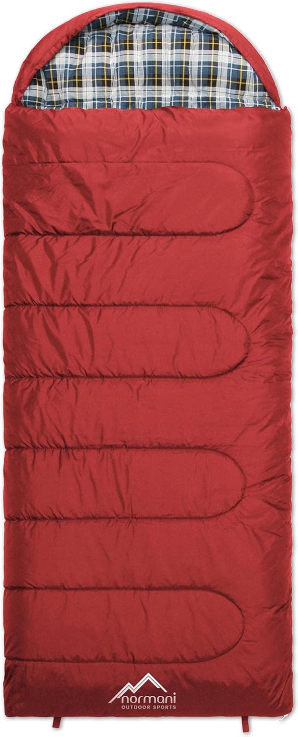 normani 4-in-1-Funktion Extrem Outdoor Schlafsack 'Antarctica' aus Nylon Rip-Stop mit 500 + 250 g/m² Hollow Fiber Füllung 220 x 90 cm