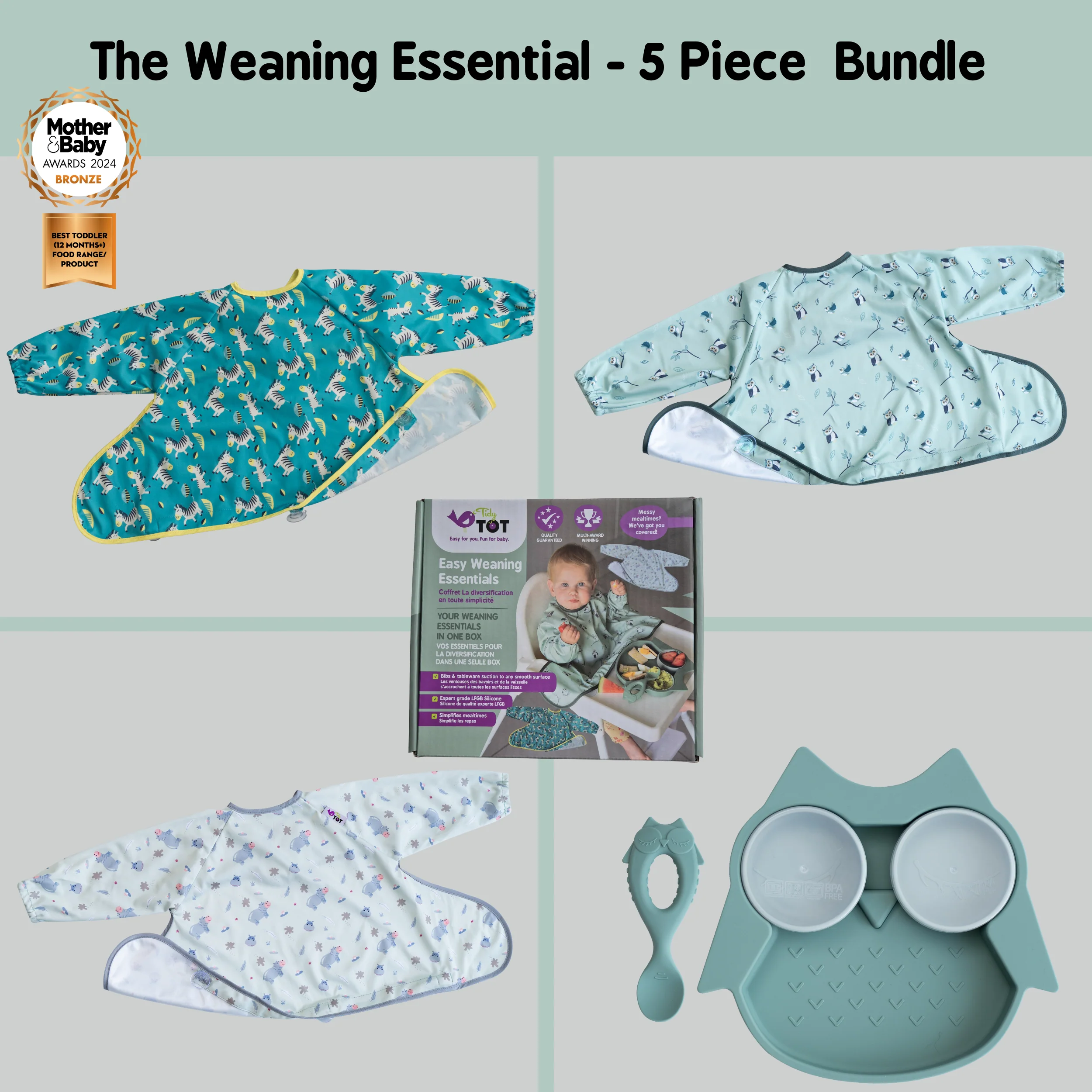 Cover & Catch Easy Weaning Essentials - CLEARANCE