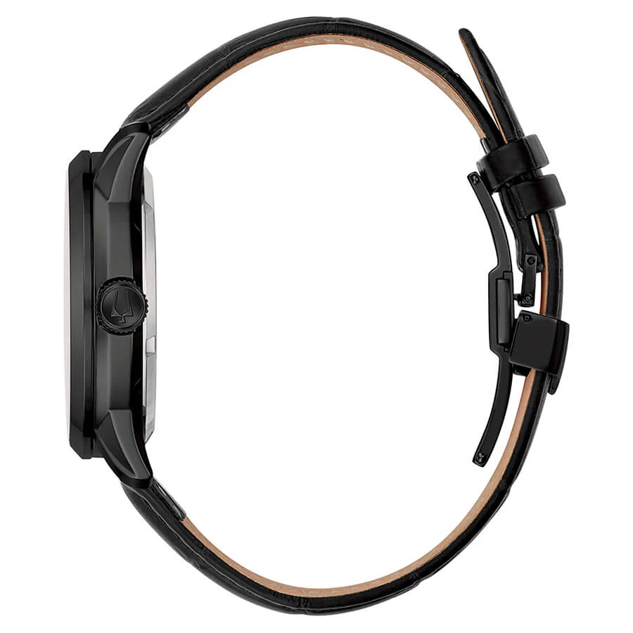 Orologio Bulova 98A283 automatico scheleton Sutton cassa nera