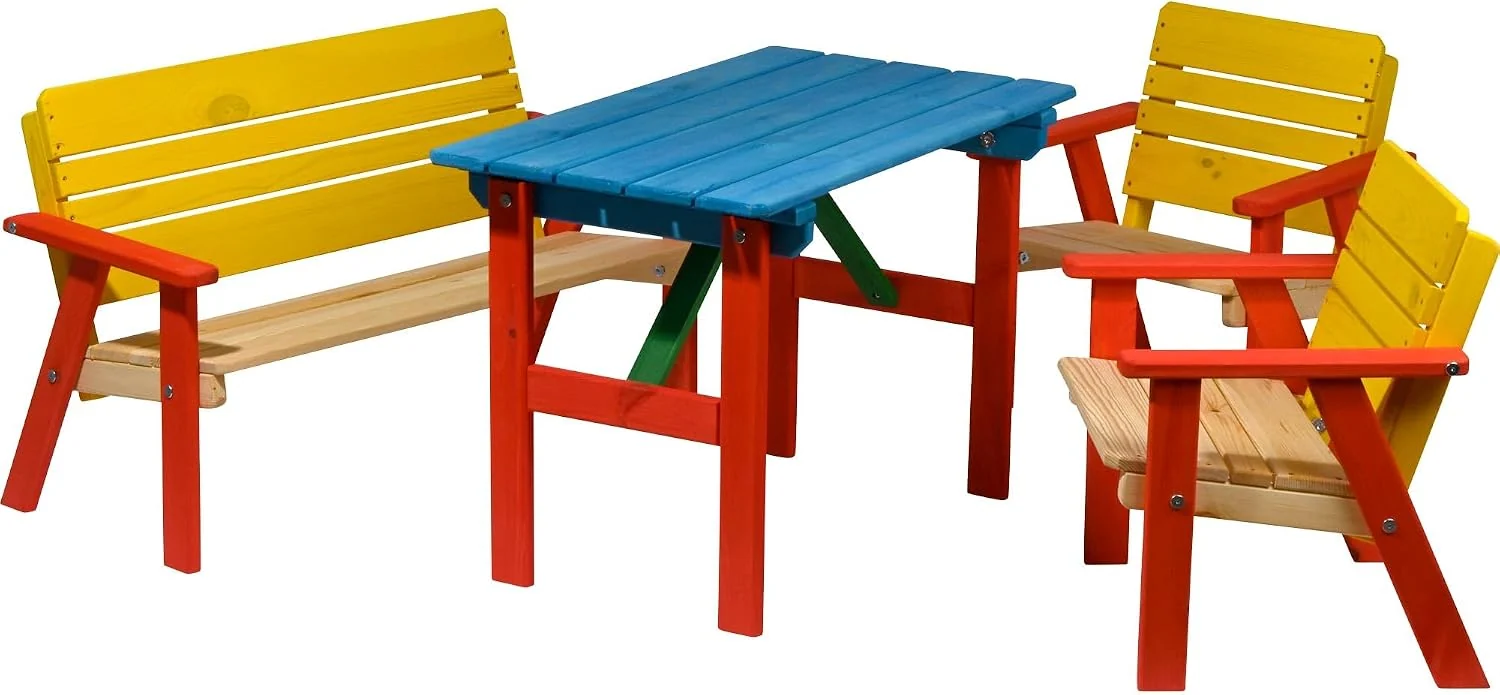 dobar 94370FSC Kinder Outdoor Sitzgruppe 4 Plätze