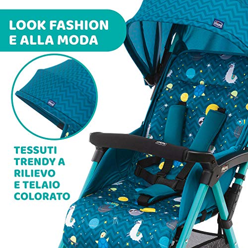 Chicco Ohlalà 3 Passeggino Ultraleggero Da 0 Mesi A 15 Kg, Blu Petrolio,101 X 81 X 47 Cm : Prima infanzia