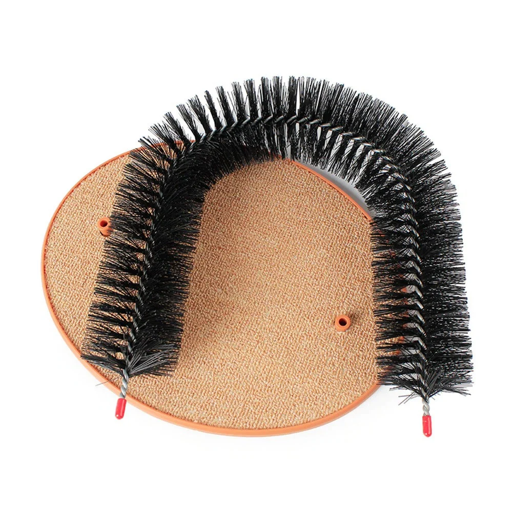 Cat Self Grooming Arch with Scratching Base