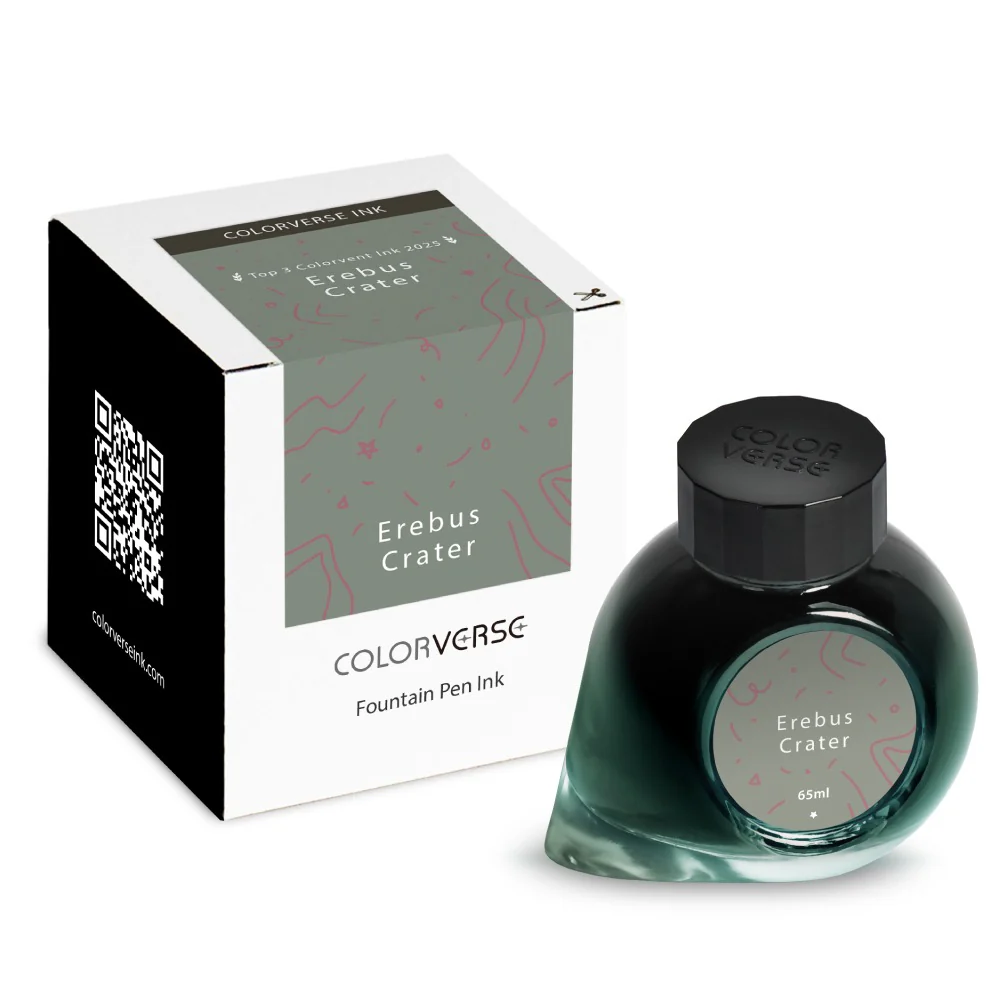 Colorverse 2025 Top 3 Colorvent Erebus Crater Fountain Pen Ink