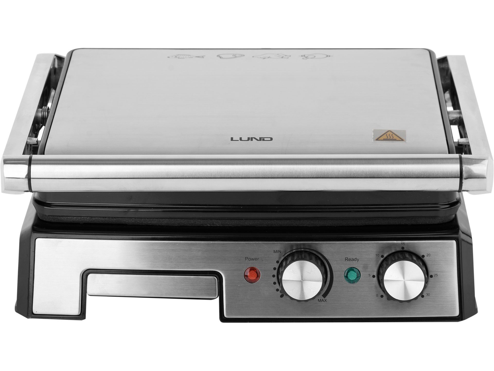 Elektrogrill Gril électrique 2000W, gril de table, 29,5x24 cm