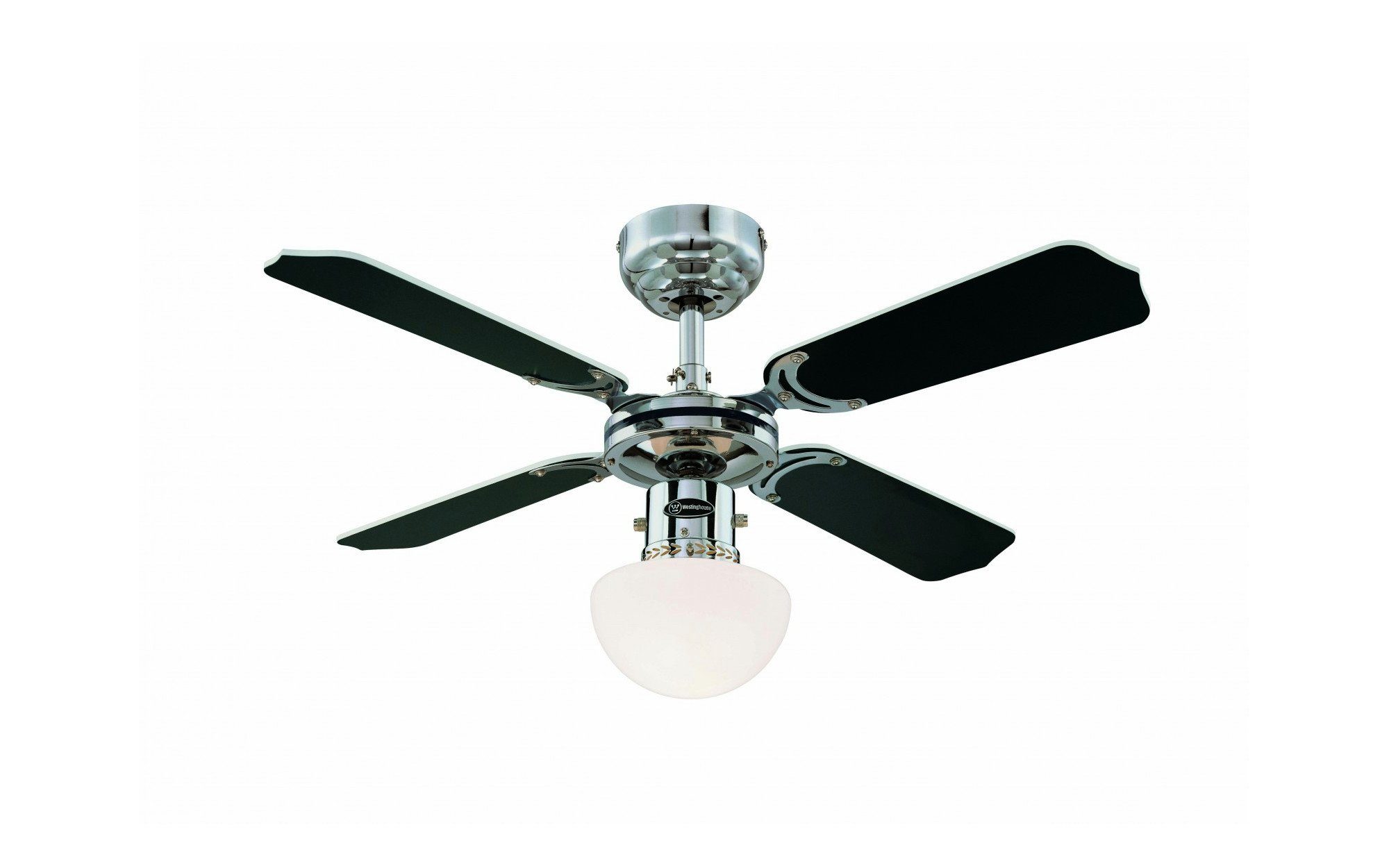 Deckenventilator Deckenventilator Portland Ambiance Chrom mit Licht