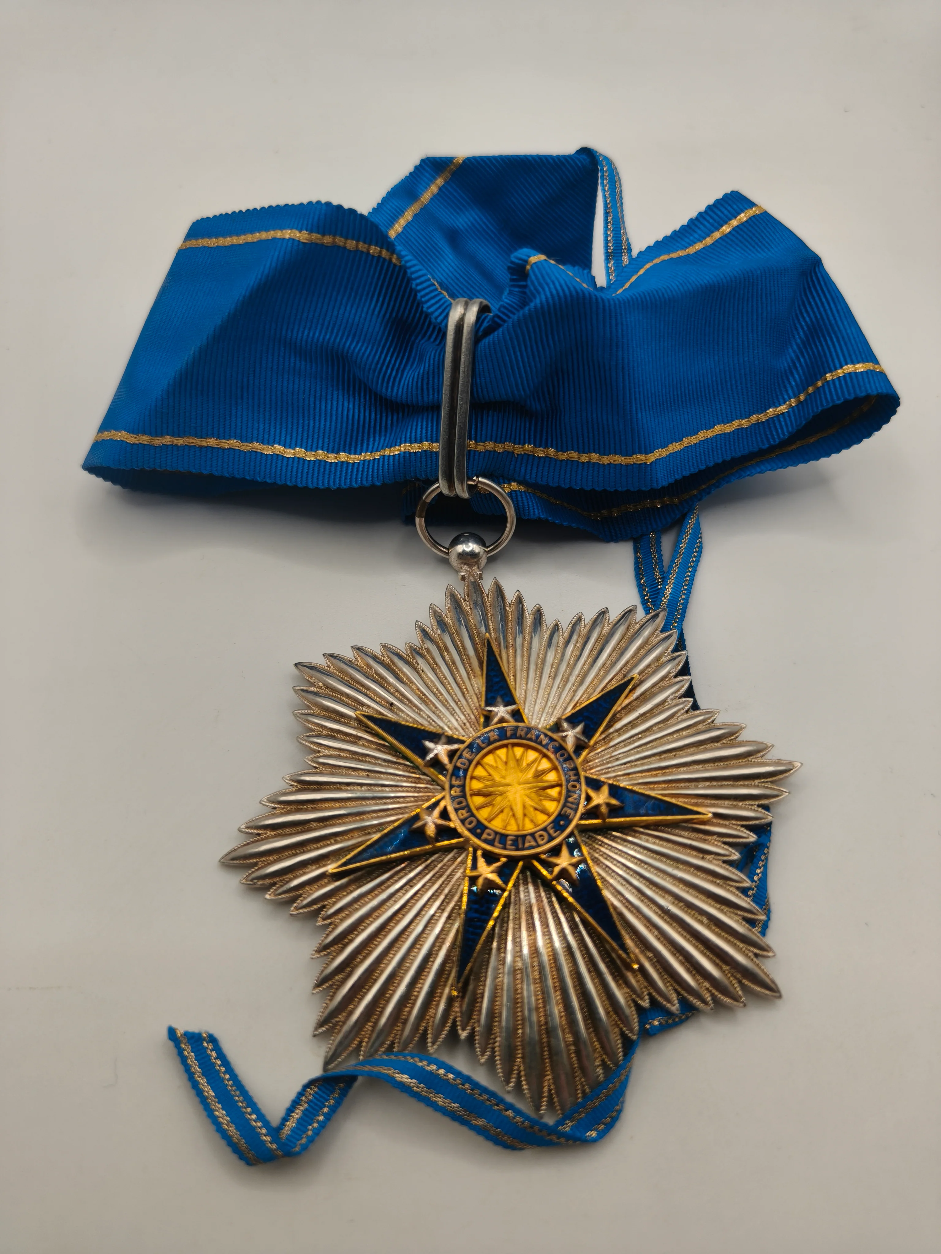 Medalla encomendador Orden Pleiade. Francia