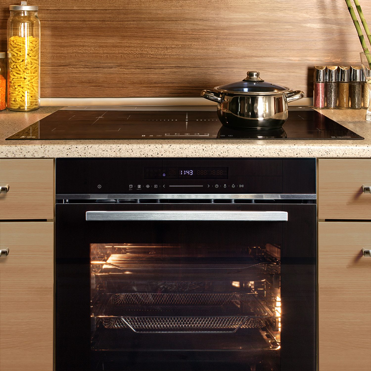 Backofen-Set Backofen und Induktionskochfeld SET8017IH890FZ