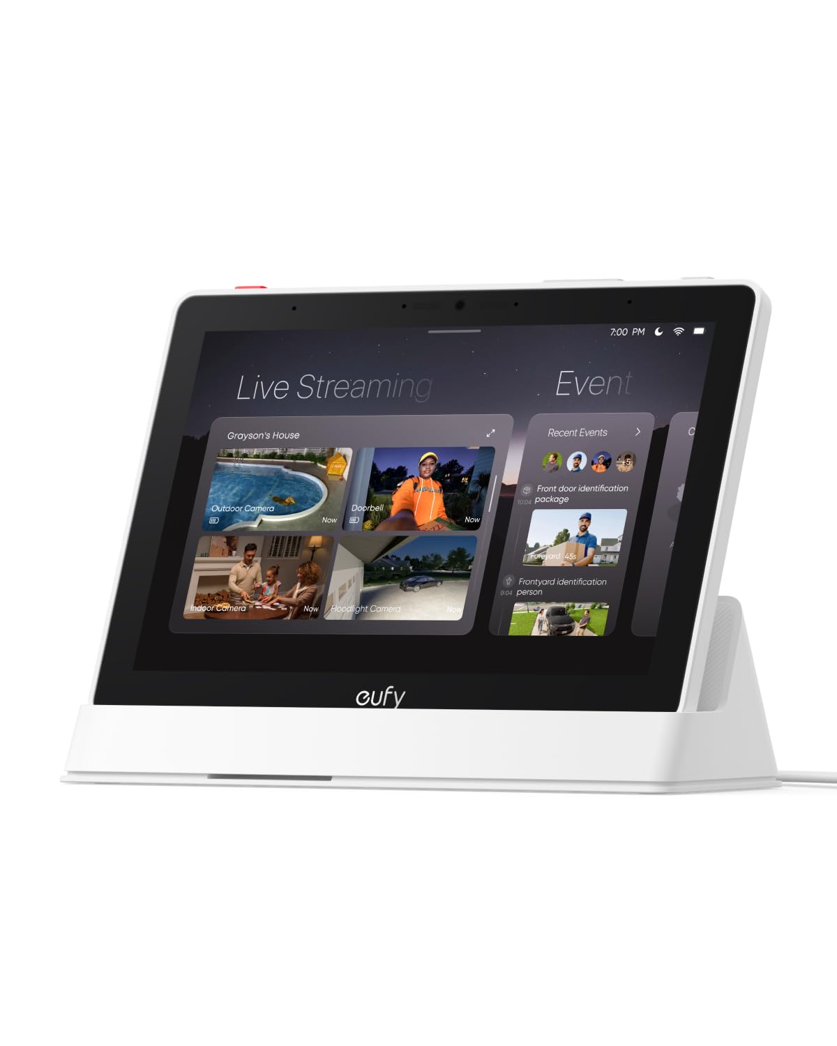 eufy Smart Display Smart Home Hub 8 Zoll Touchscreen Bedienfeld zur Steuerung smarter Geräte