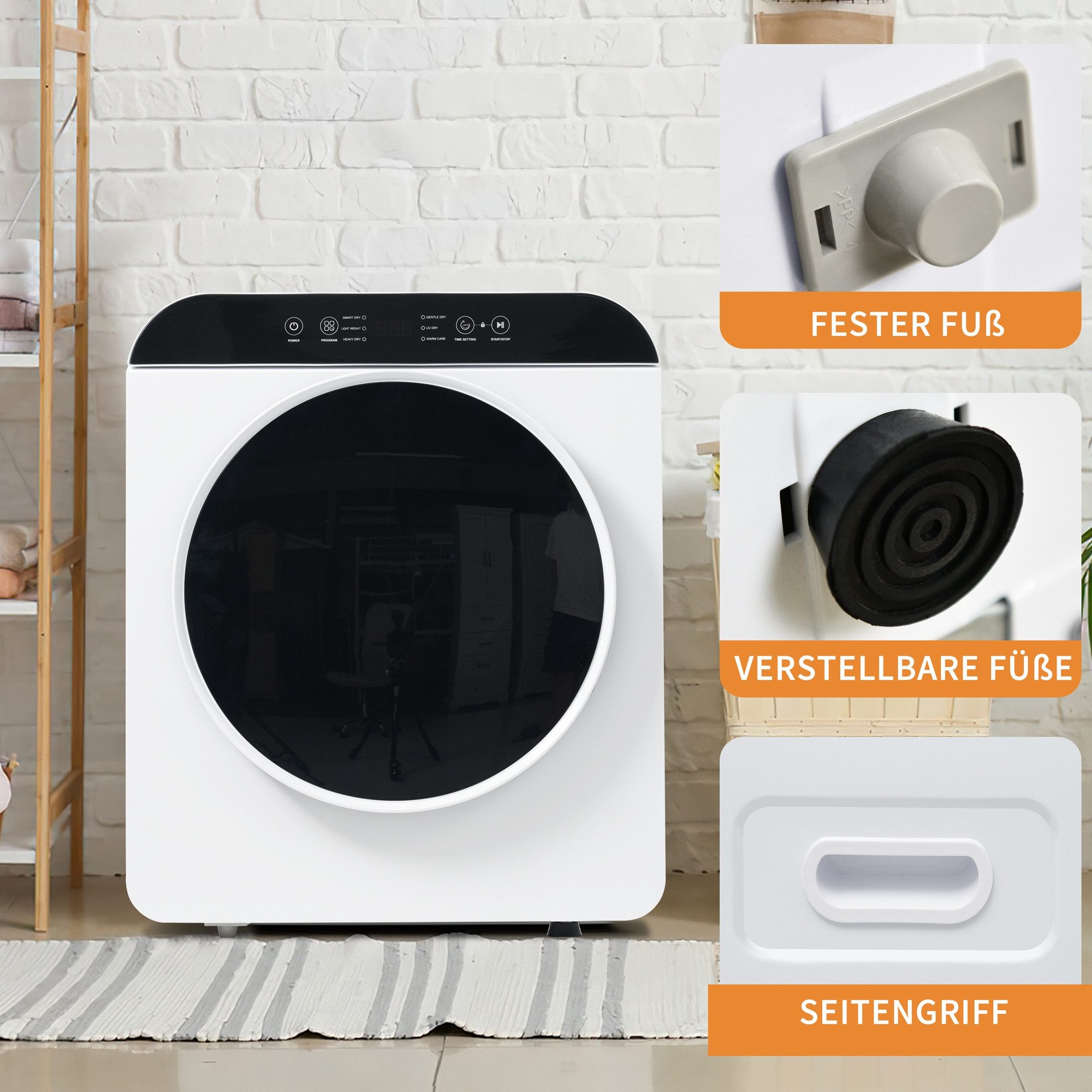 Ablufttrockner GL-JH38W UV-Sterilisation & Hochtemperatur-Sterilisation & Kindersicherung, 830 W
