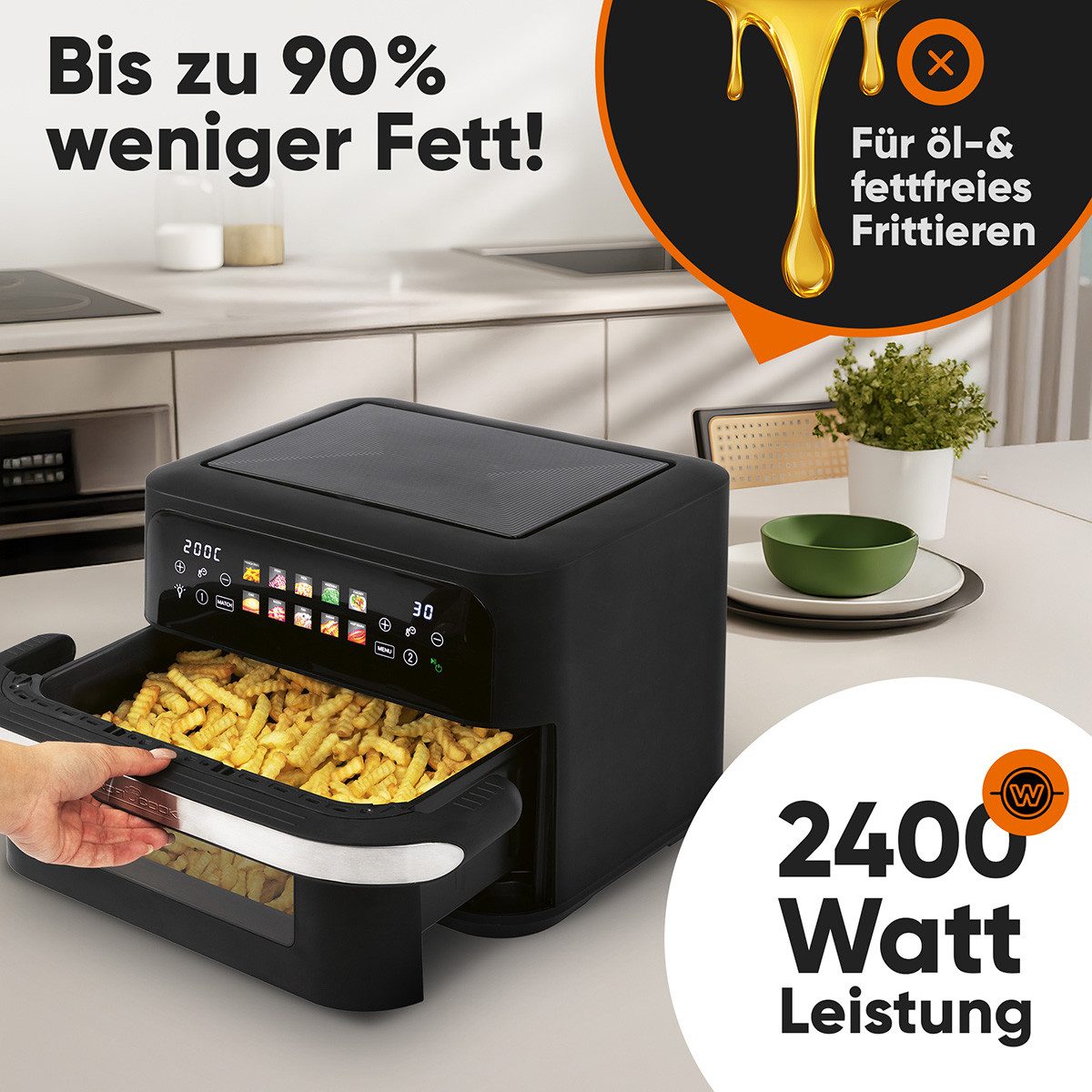 Heißluftfritteuse PC-FR 1313 H