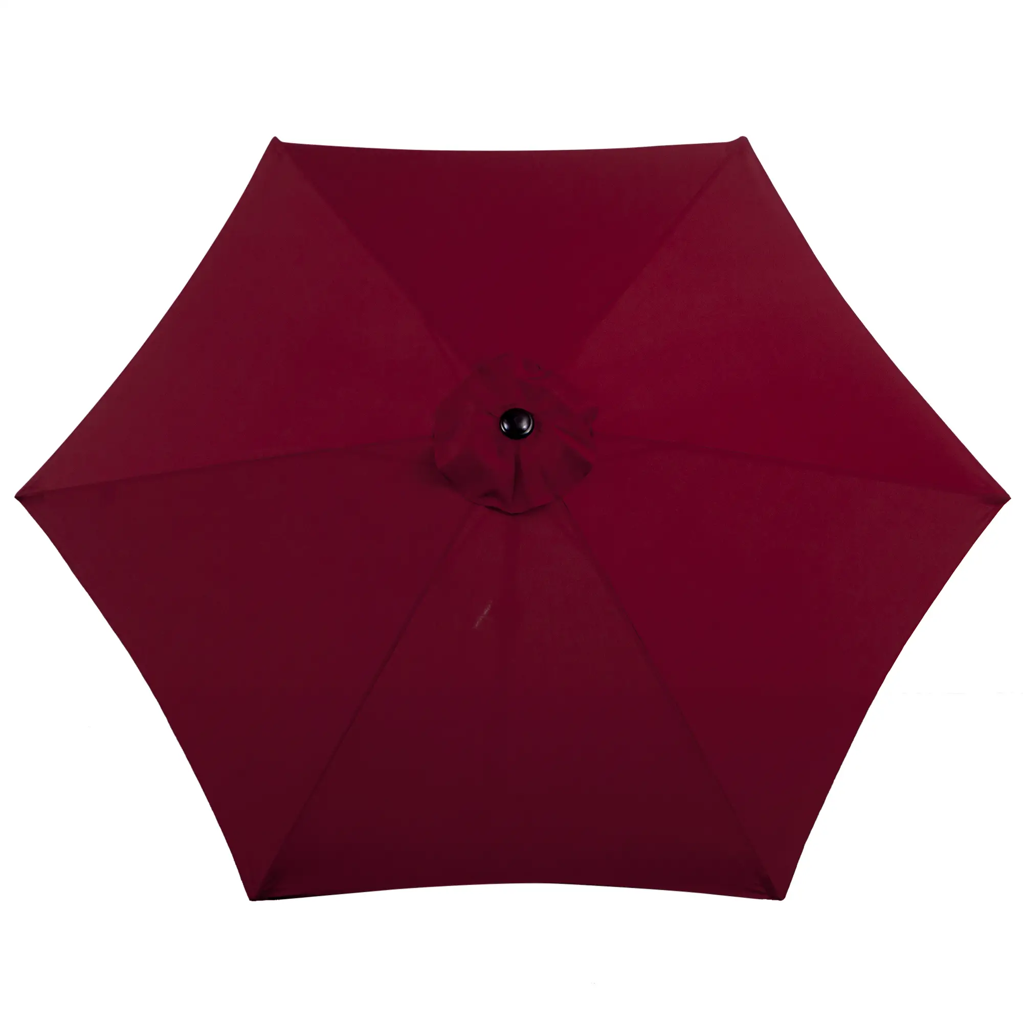 Outsunny Parasol Kantelfunctie Handslinger Aluminium Rood