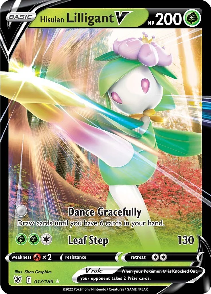 Hisuian Lilligant V (017/189) (SWSH10: Astral Radiance)