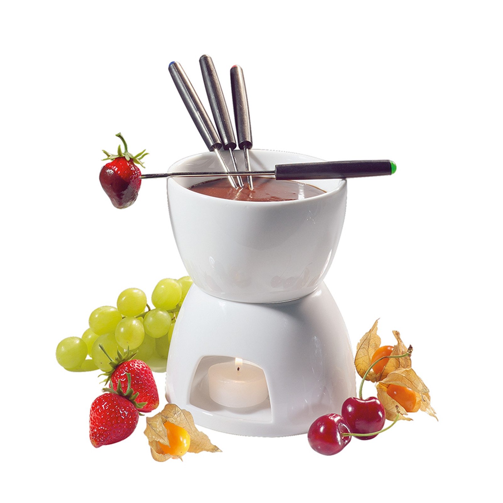 Raclette und Fondue-Set Schokoladenfondue 6-tlg.
