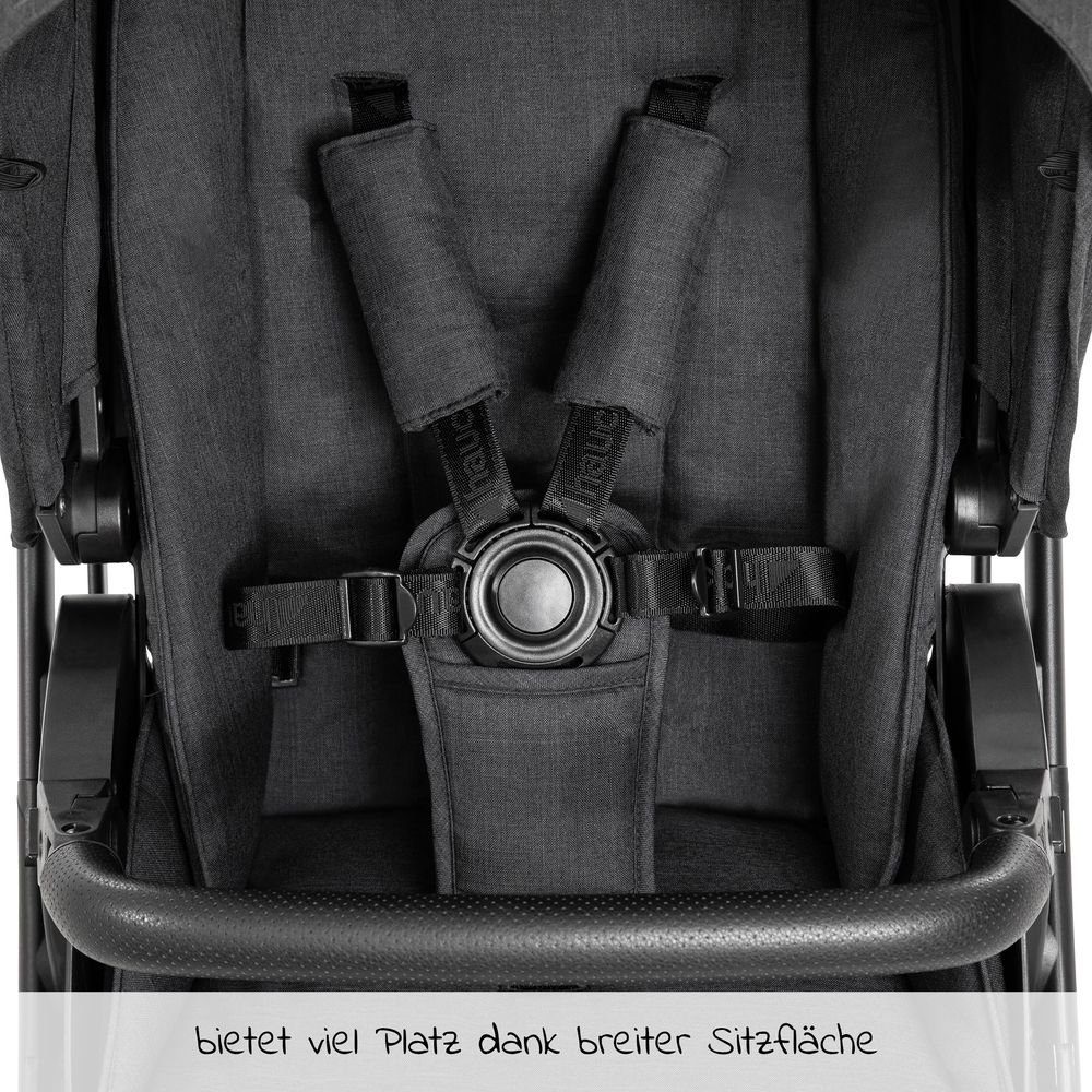 Kombi-Kinderwagen Vision X Duoset Black - Melange Black