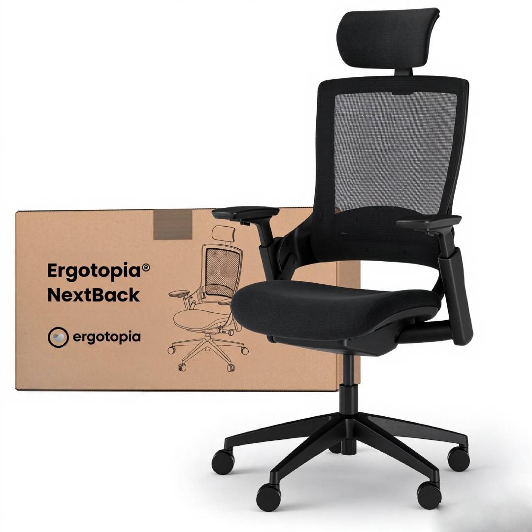 Ergonomischer Bürostuhl NextBack bis 150 kg, Schreibtischstuhl mit Synchron-Mechanik, Lordosenstütze und verstellbarer Nackenstütze