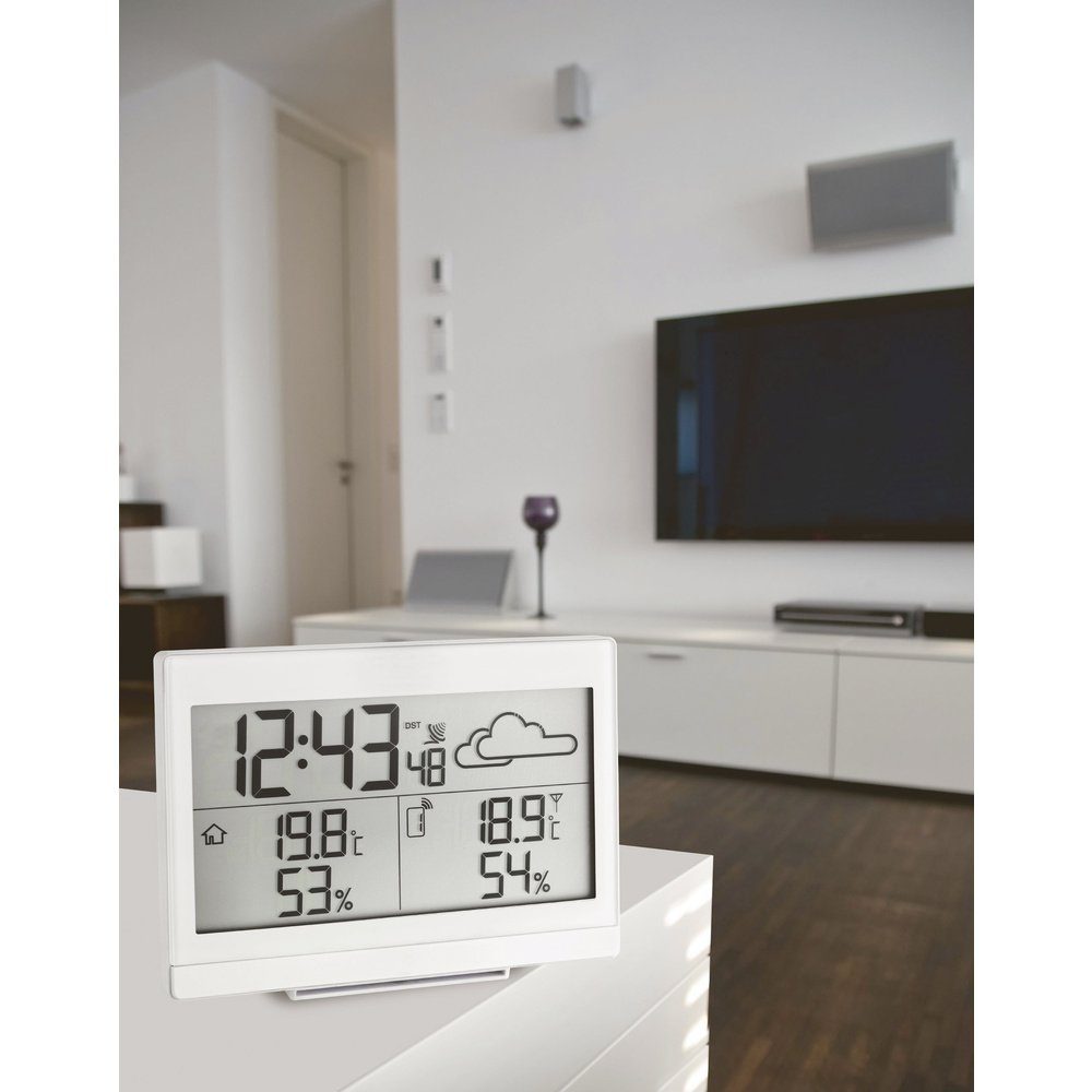 Wetterstation Funk-Wetterstation TFA Dostmann CASA 35.1135.02 Weiß