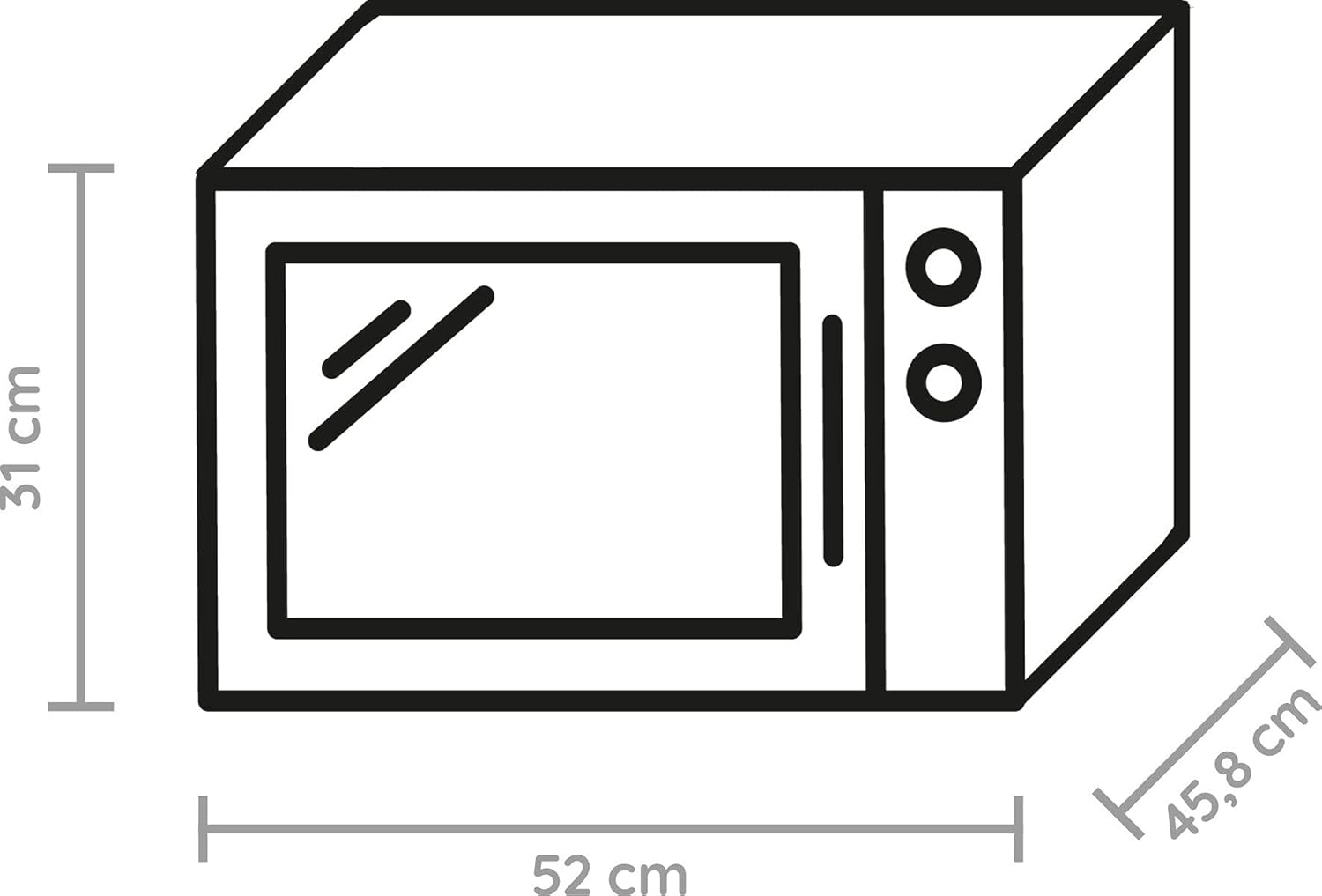 Bauknecht MW 49 SL Freistehender Mikrowellen Backofen/ Mikrowelle 800 Watt/ Quarz-Grill 900 Watt/ Heißluft 1700 Watt/ Dampfgarfunktion inkl. Dampfgarbehälter