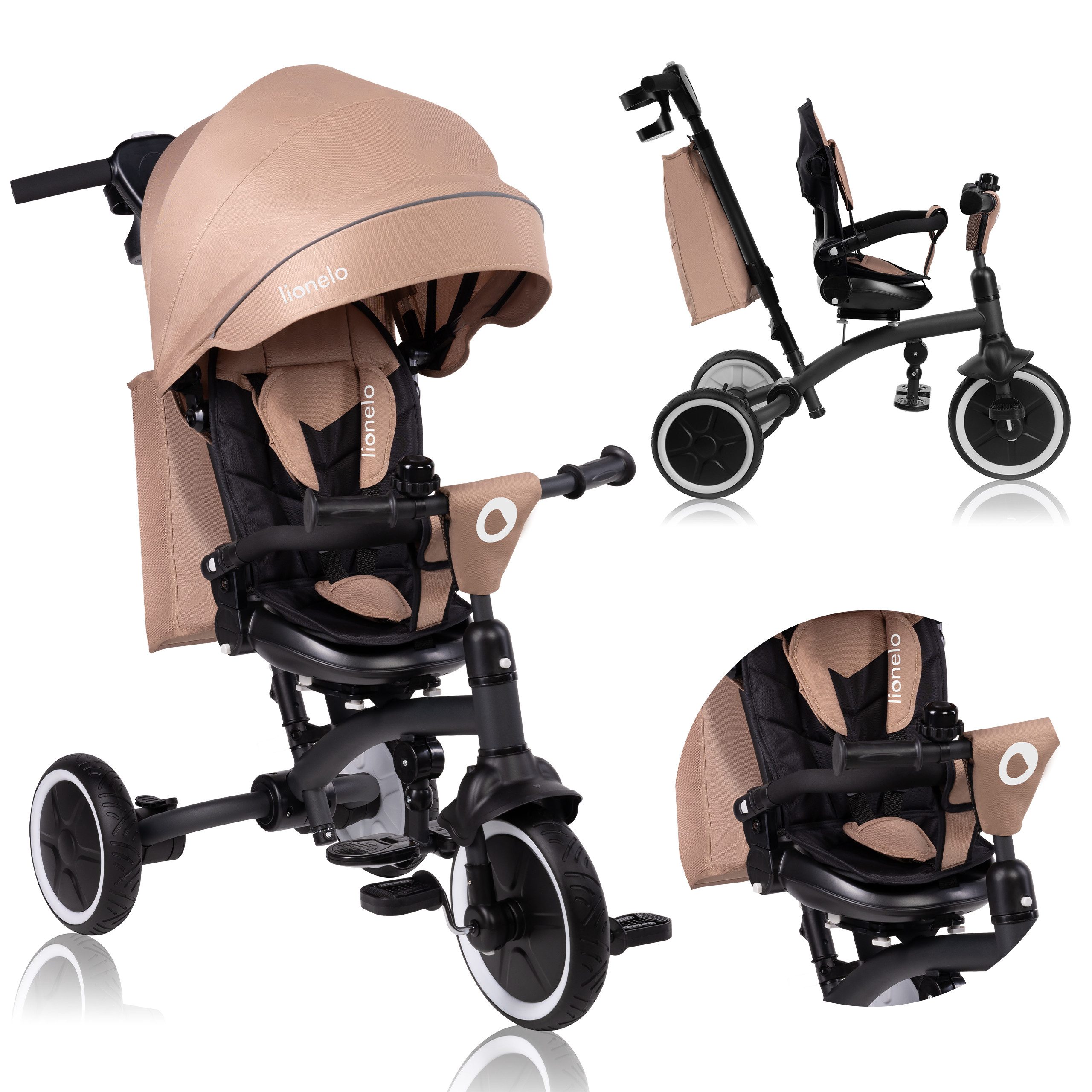 Dreirad-Kinderwagen TRIS PLUS