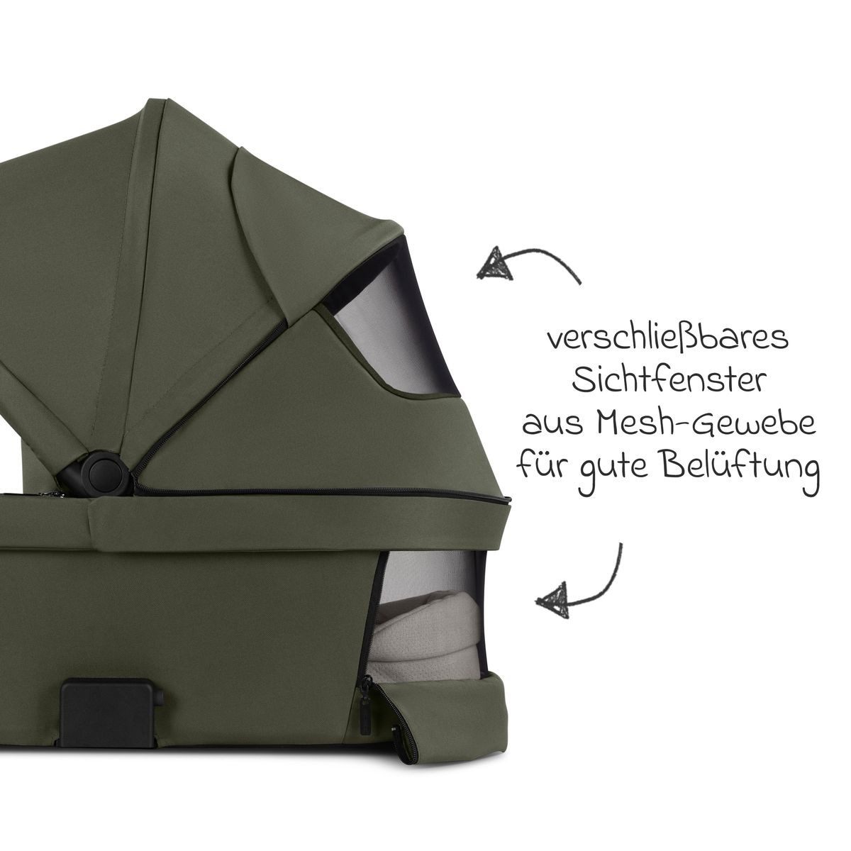 Kombi-Kinderwagen Salsa 5 Run - Pure - Avocado
