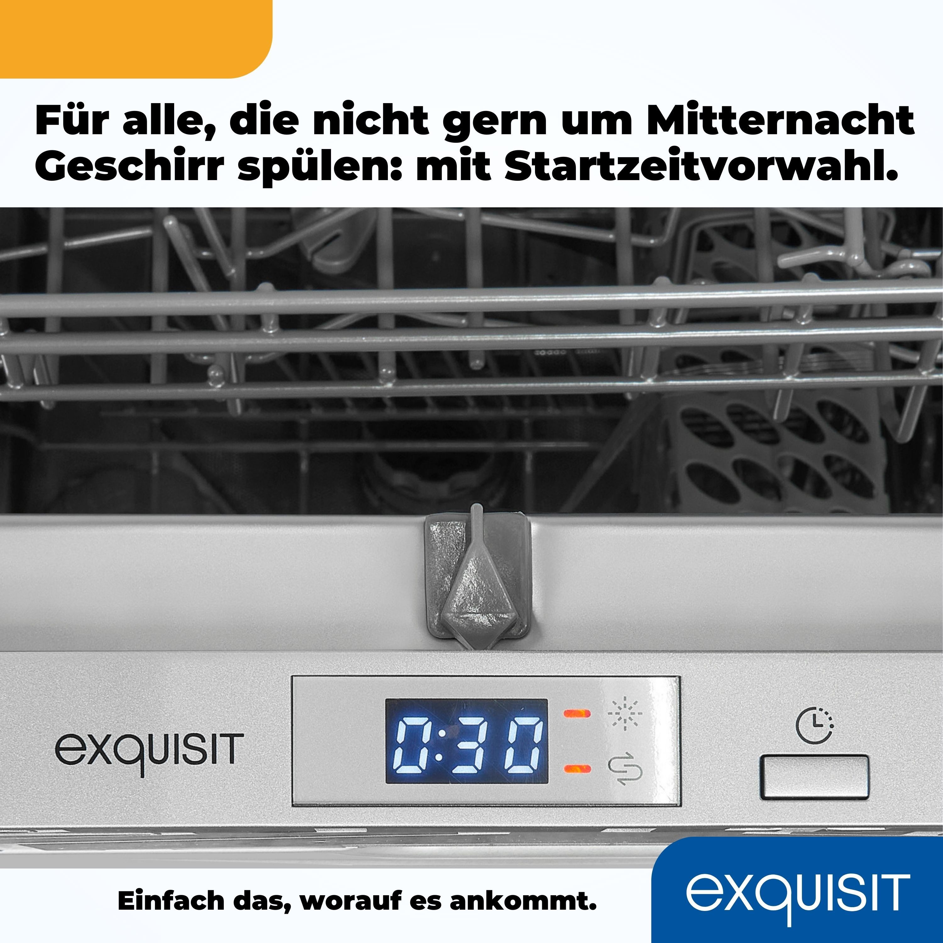 vollintegrierbarer Geschirrspüler EGSP2109-E-030E silber