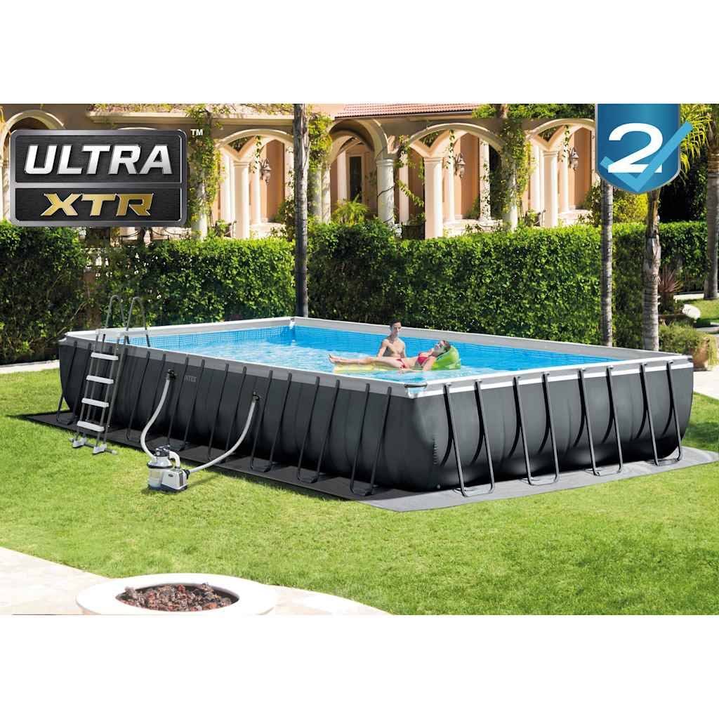 Intex Ensemble de piscine ultra xtr frame rectangulaire 975x488x132 cm