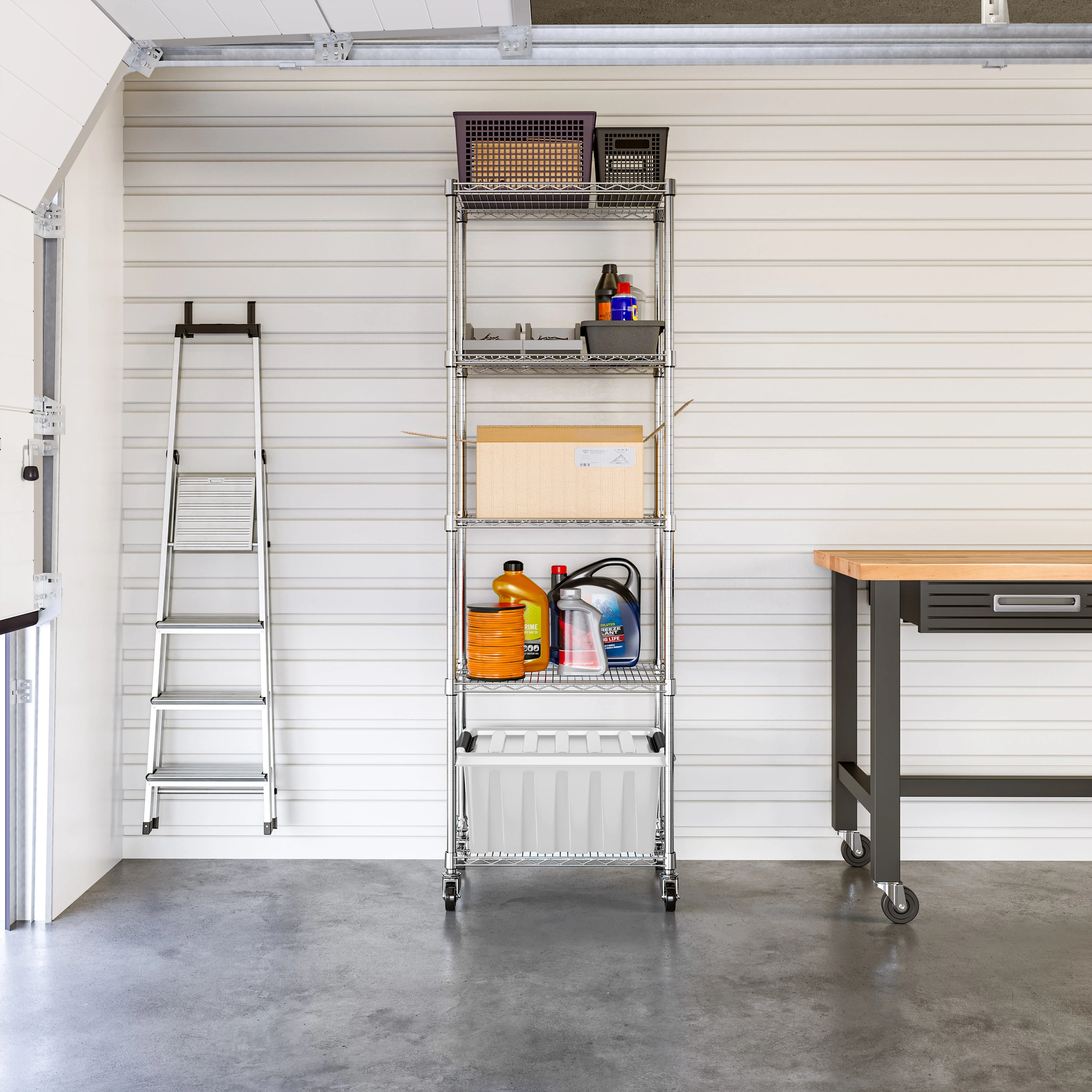 2025 Scaffale in acciaio NSF UltraDurable® a 5 piani
